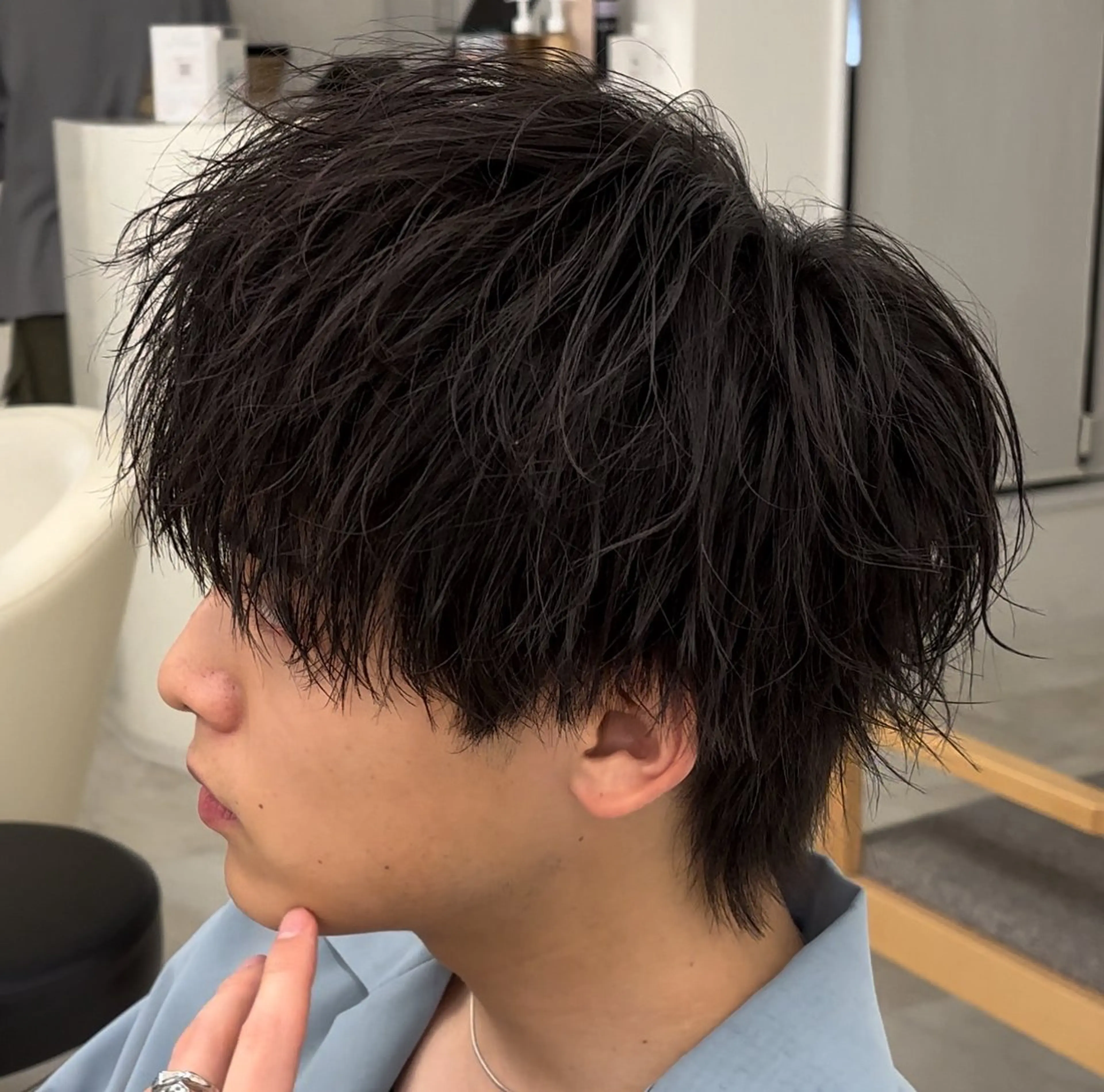 パーマ メンズ メンズパーマ メンズパーマ美容師 りゅうせいのヘアスタイル