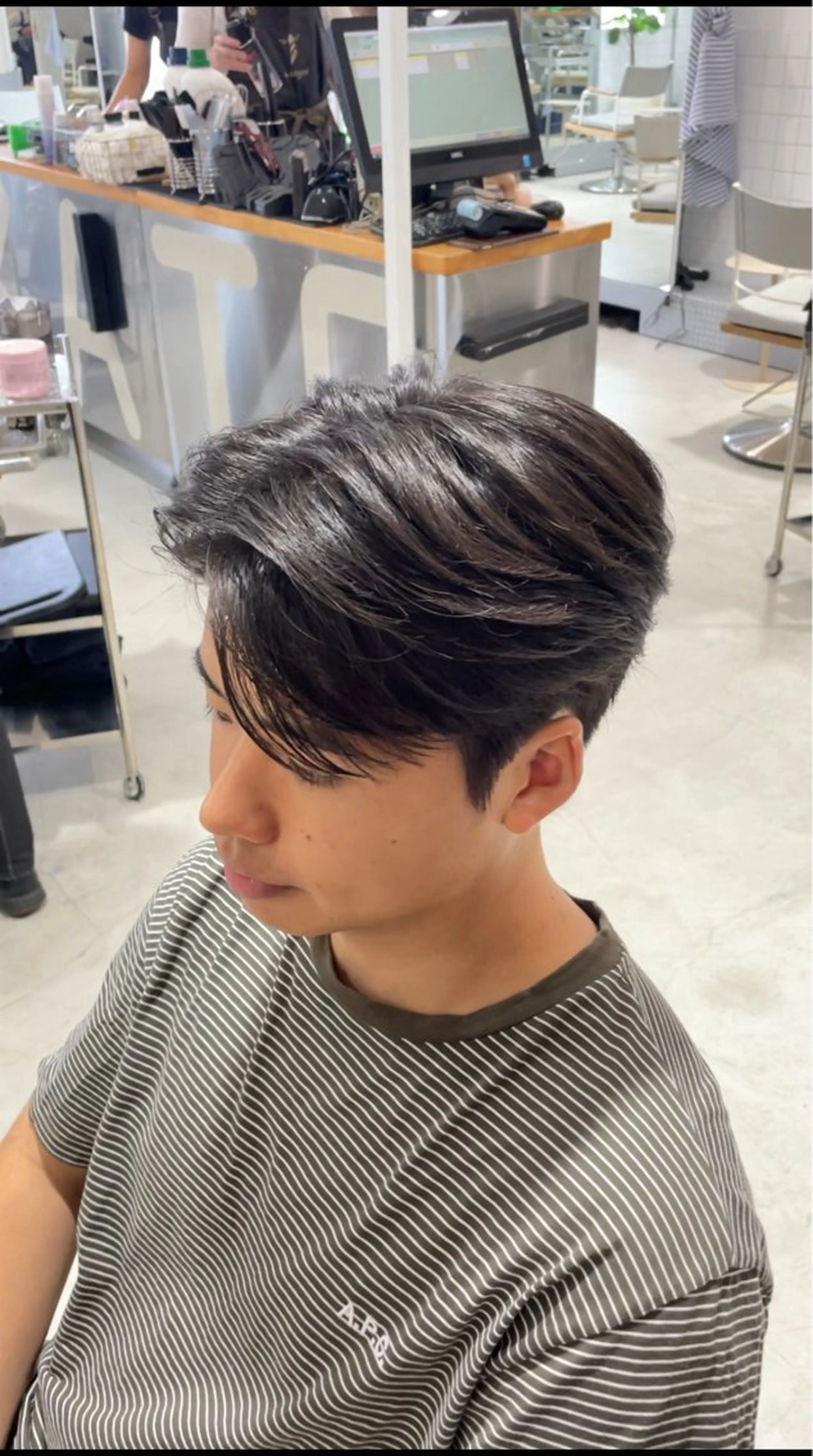 ショート パーマ メンズ カット 🌞メンズパーマ ONOE💈のヘアスタイル