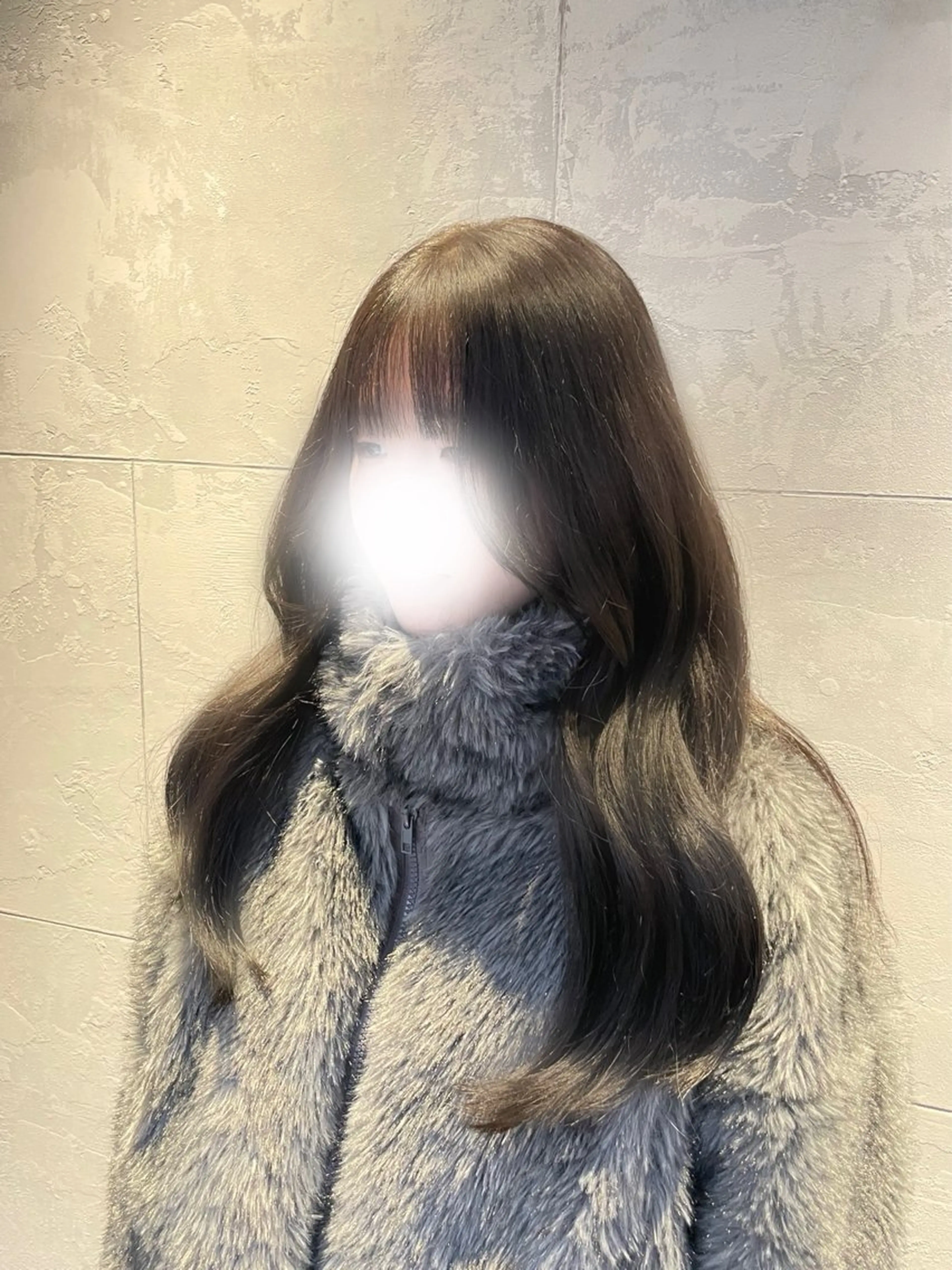 ロング 岡田 陽成のヘアスタイル