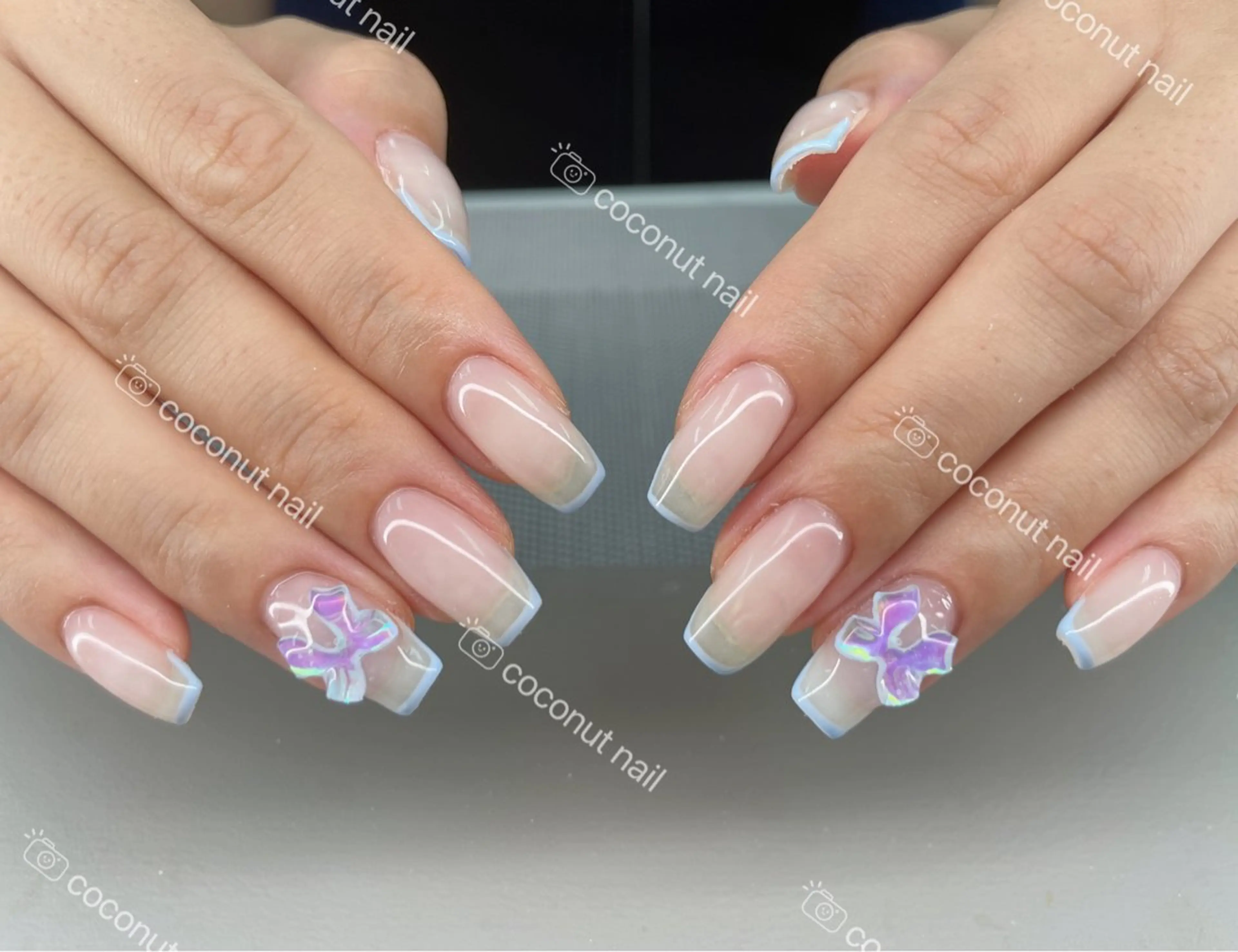 ネイル ハンドネイル 神田 ココナッツのネイルデザイン