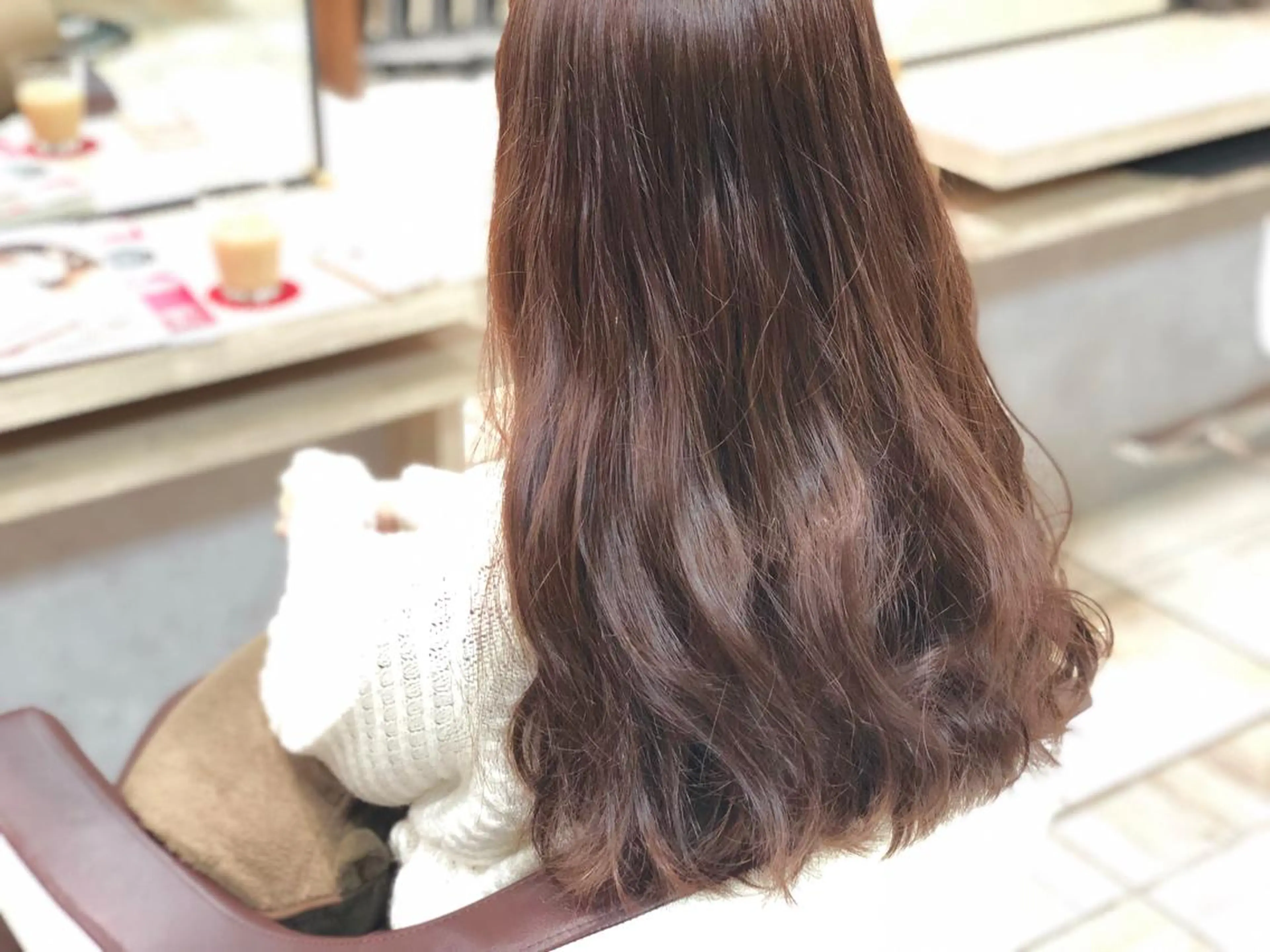 ロング カラー 渡邊 桃香のヘアスタイル