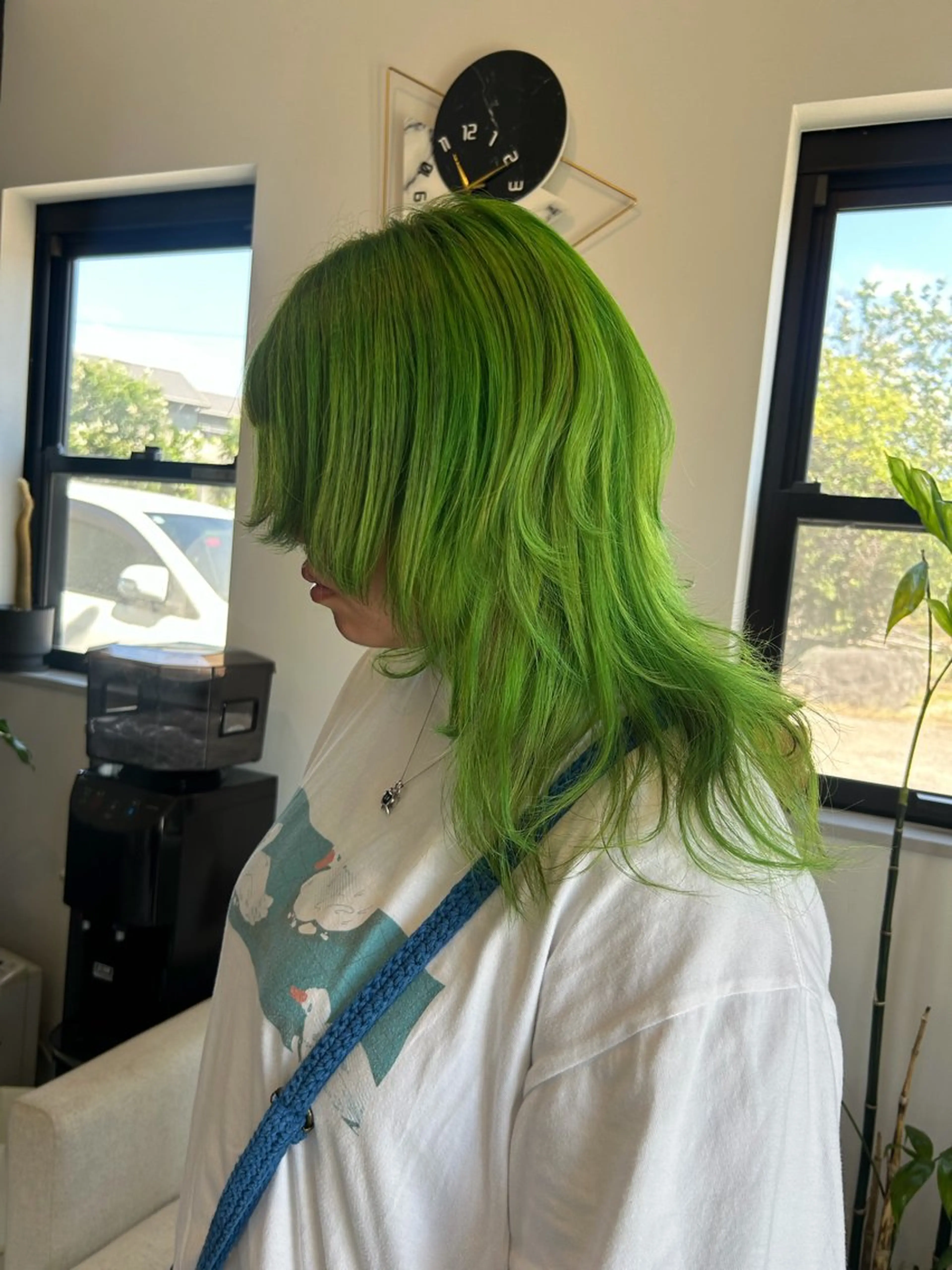 セミロング カラー カット ヘアカラー トリートメント SHIINA シイナのヘアスタイル