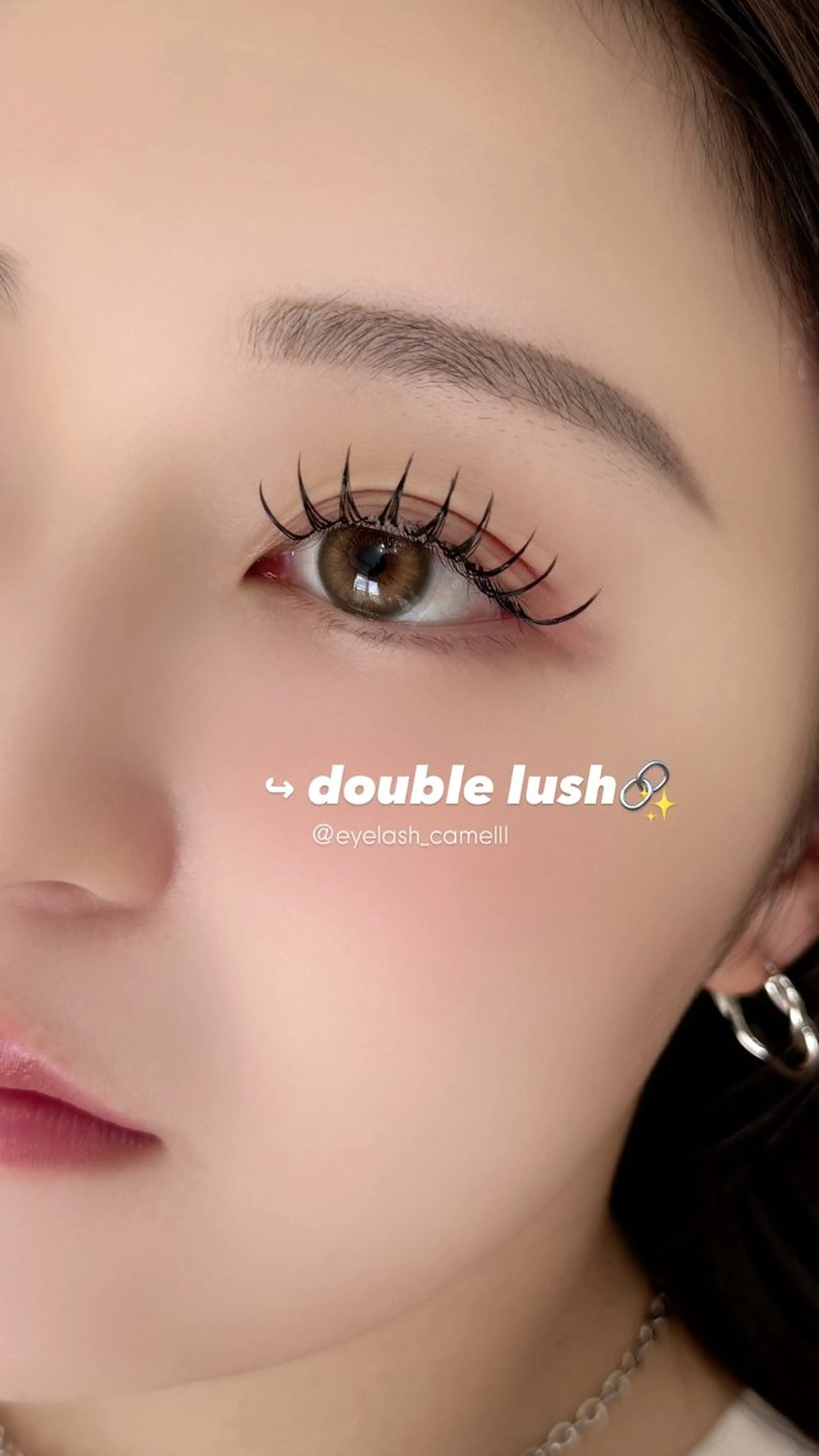 マツエク・マツパ マツエク 【那覇/束感まつ毛 /LED】ｷｬﾒﾙのマツエク・マツパデザイン