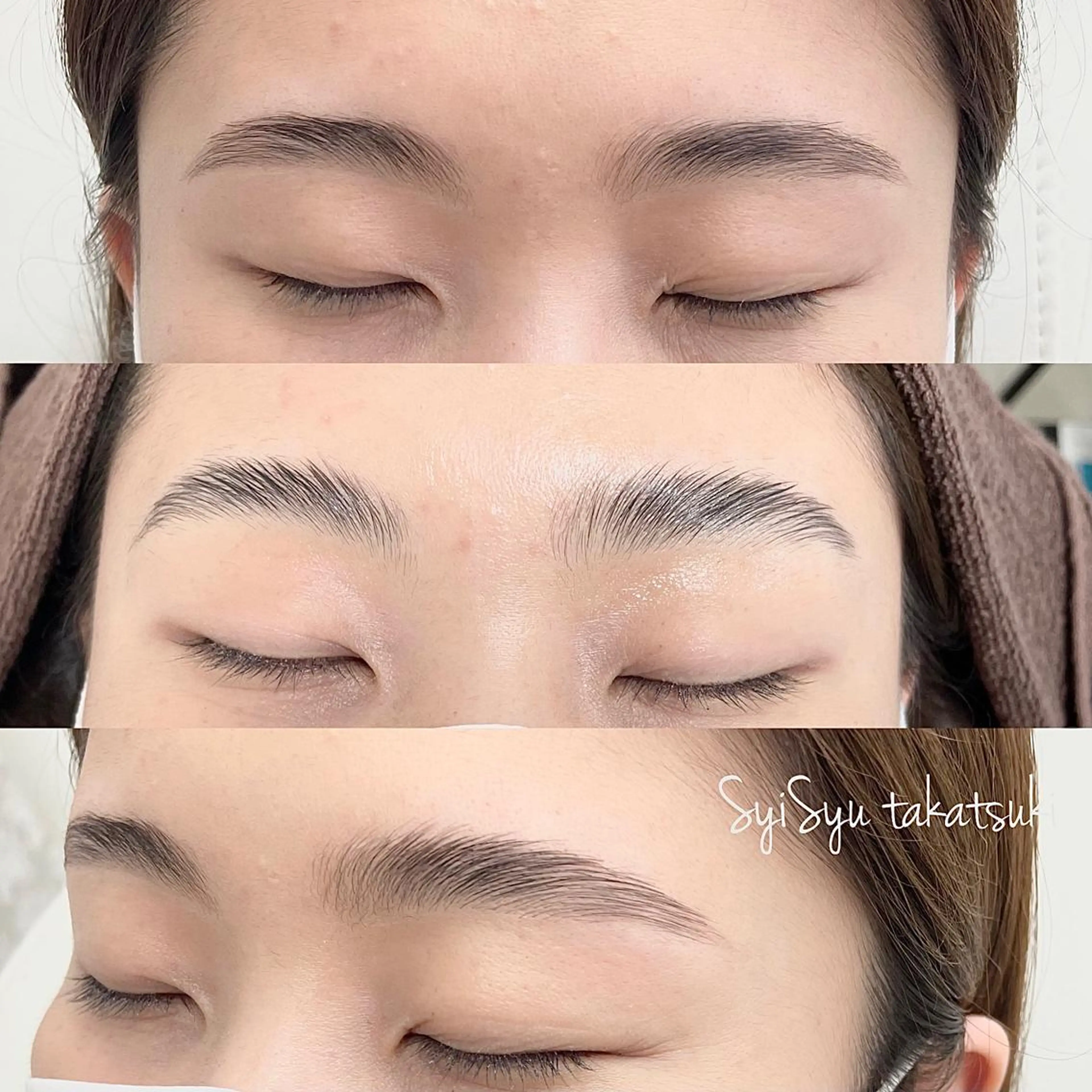アイブロウ ハリウッドブロウリフト syisyu アイラッシュ高槻店のマツエク・マツパデザイン