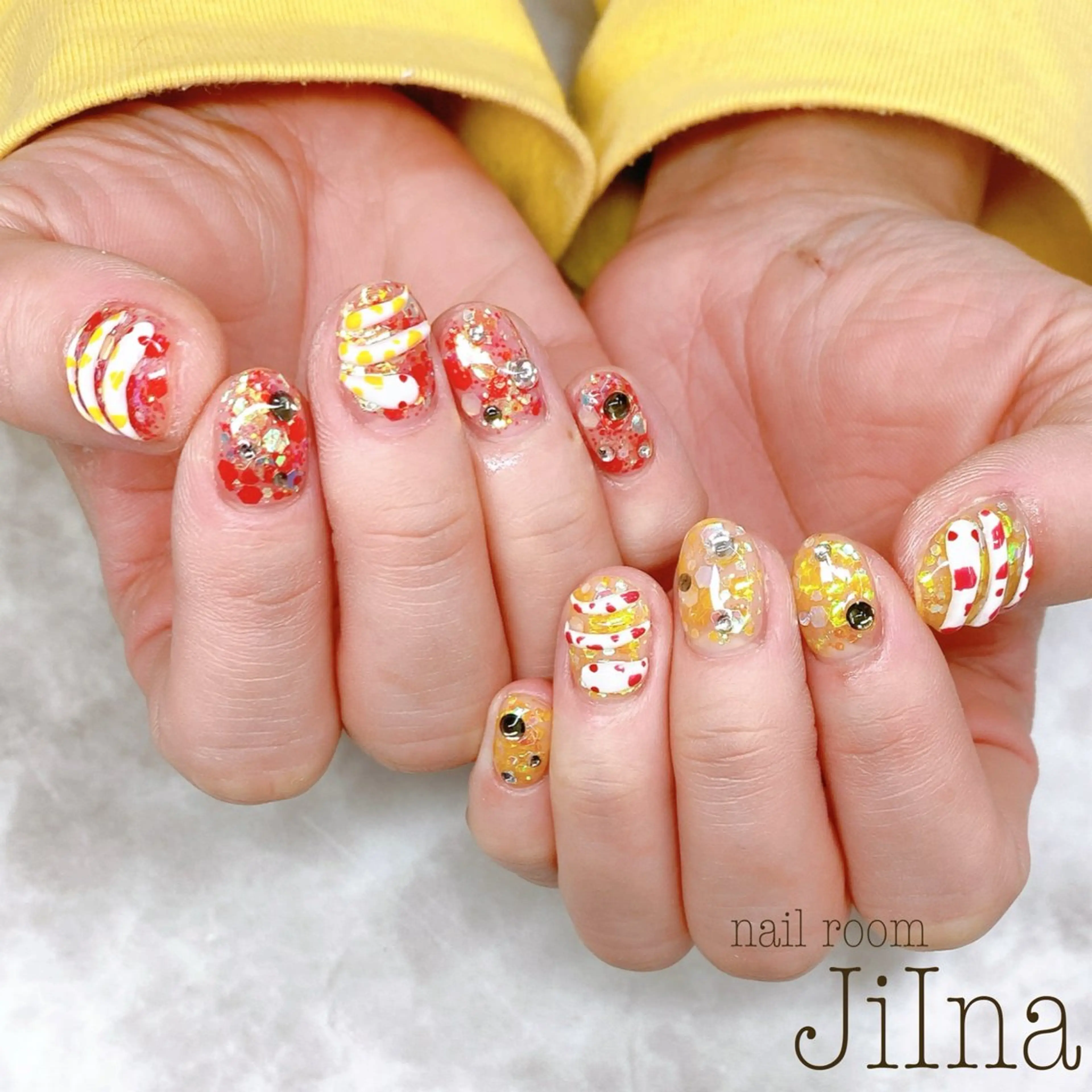 ネイル 持ち込み JiIna nailのネイルデザイン