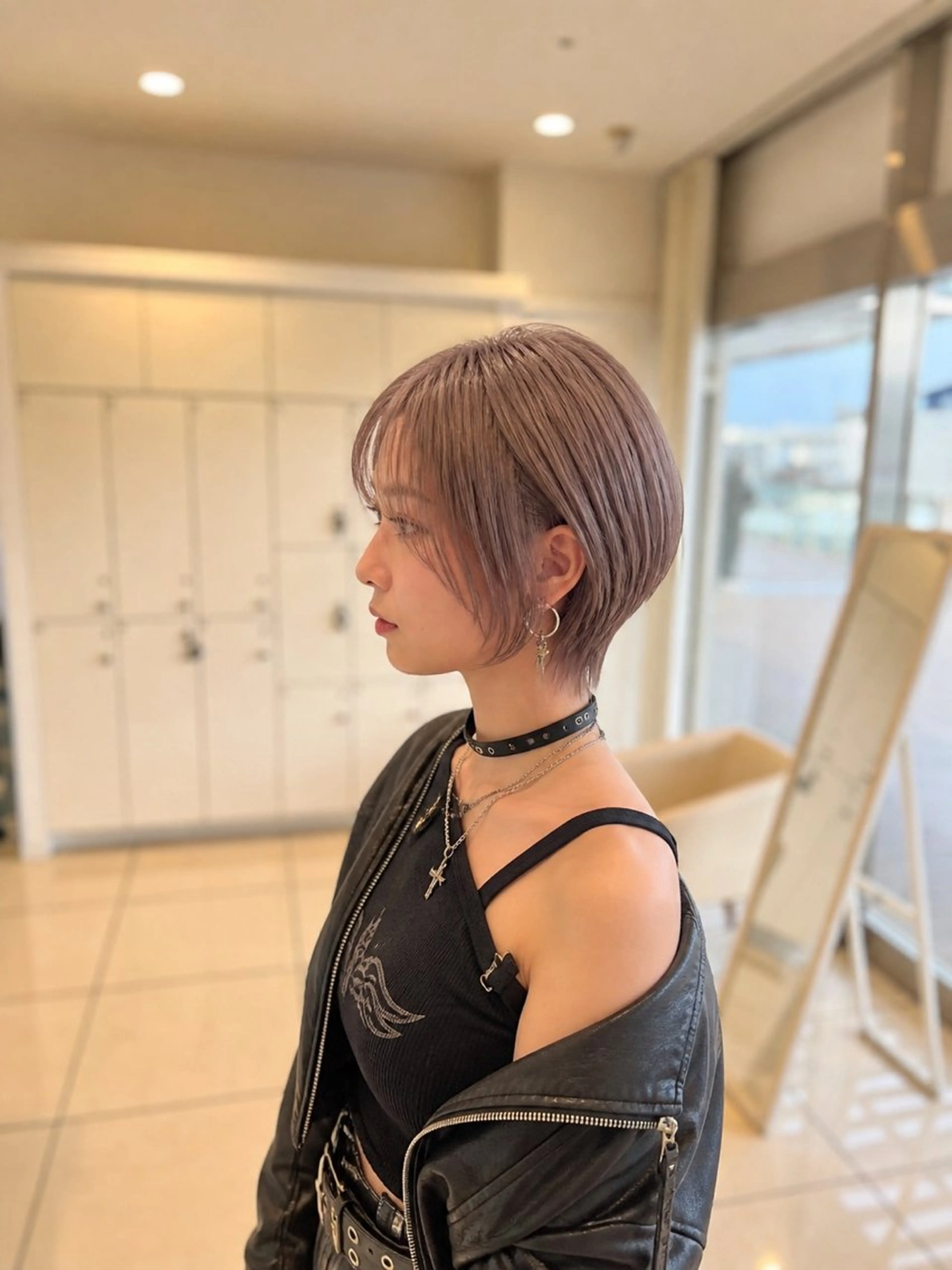 ショート カラー カット ヘアカラー トリートメント 金子 直樹のヘアスタイル