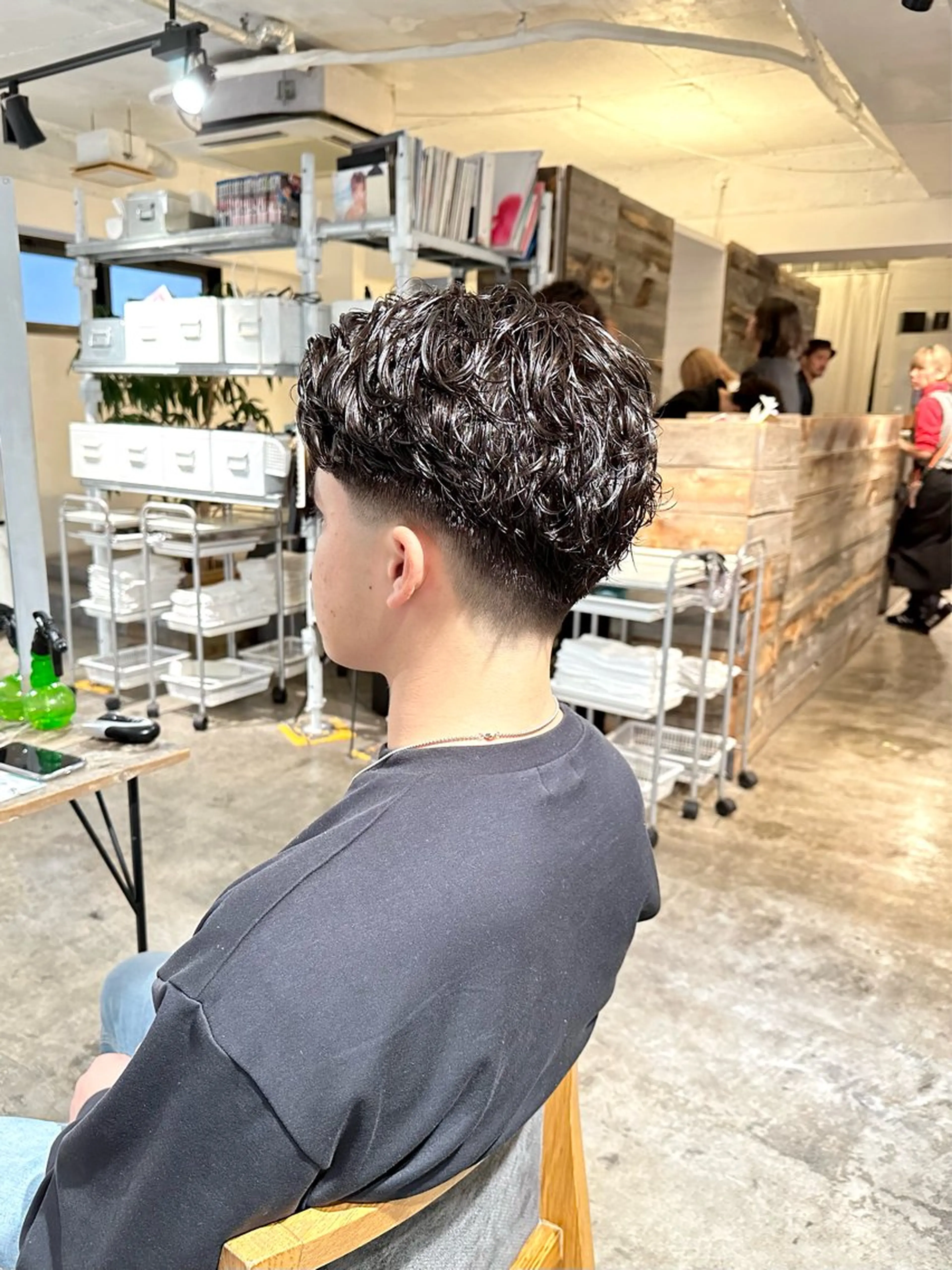 メンズ ビジネス フェードカット メンズパーマ 骨格補正施術/メンズ 専門美容師/YUYAのヘアスタイル