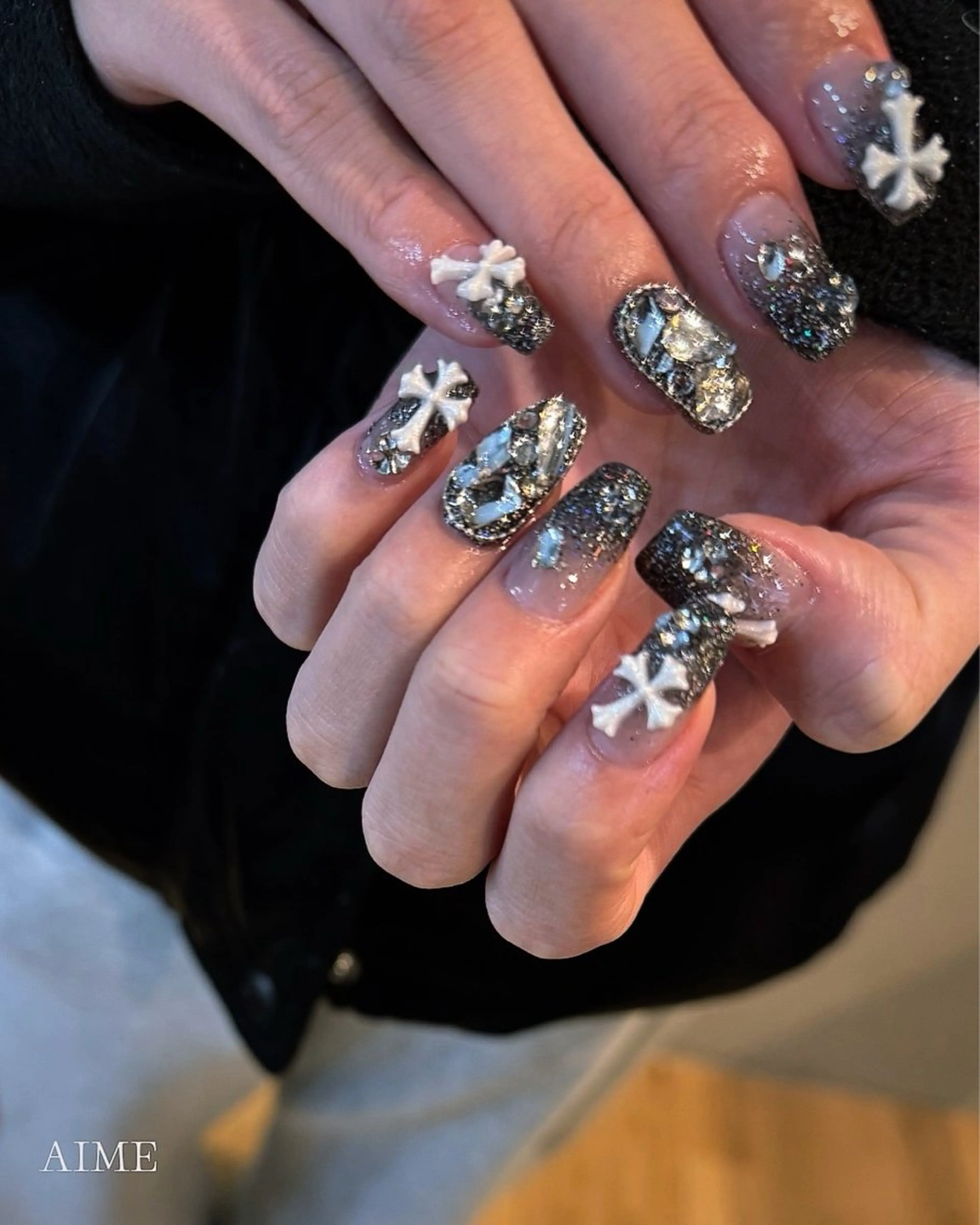 ネイル アートネイル ハンドネイル AIME （momo）のネイルデザイン