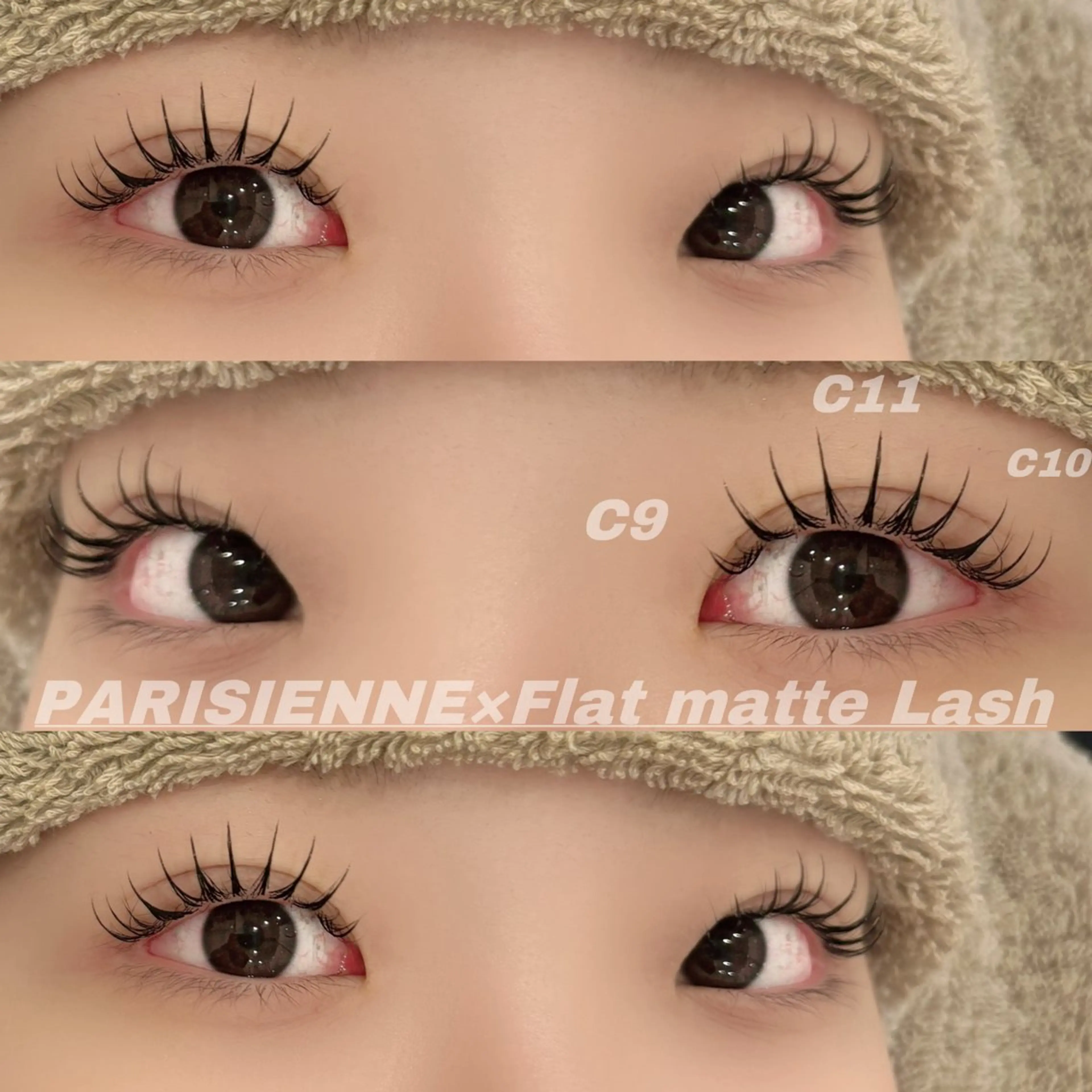 マツエク・マツパ Cカール フラットラッシュ パリジェンヌラッシュリフト Eye ELSA lash栄店の眉毛・アイブロウイメージ