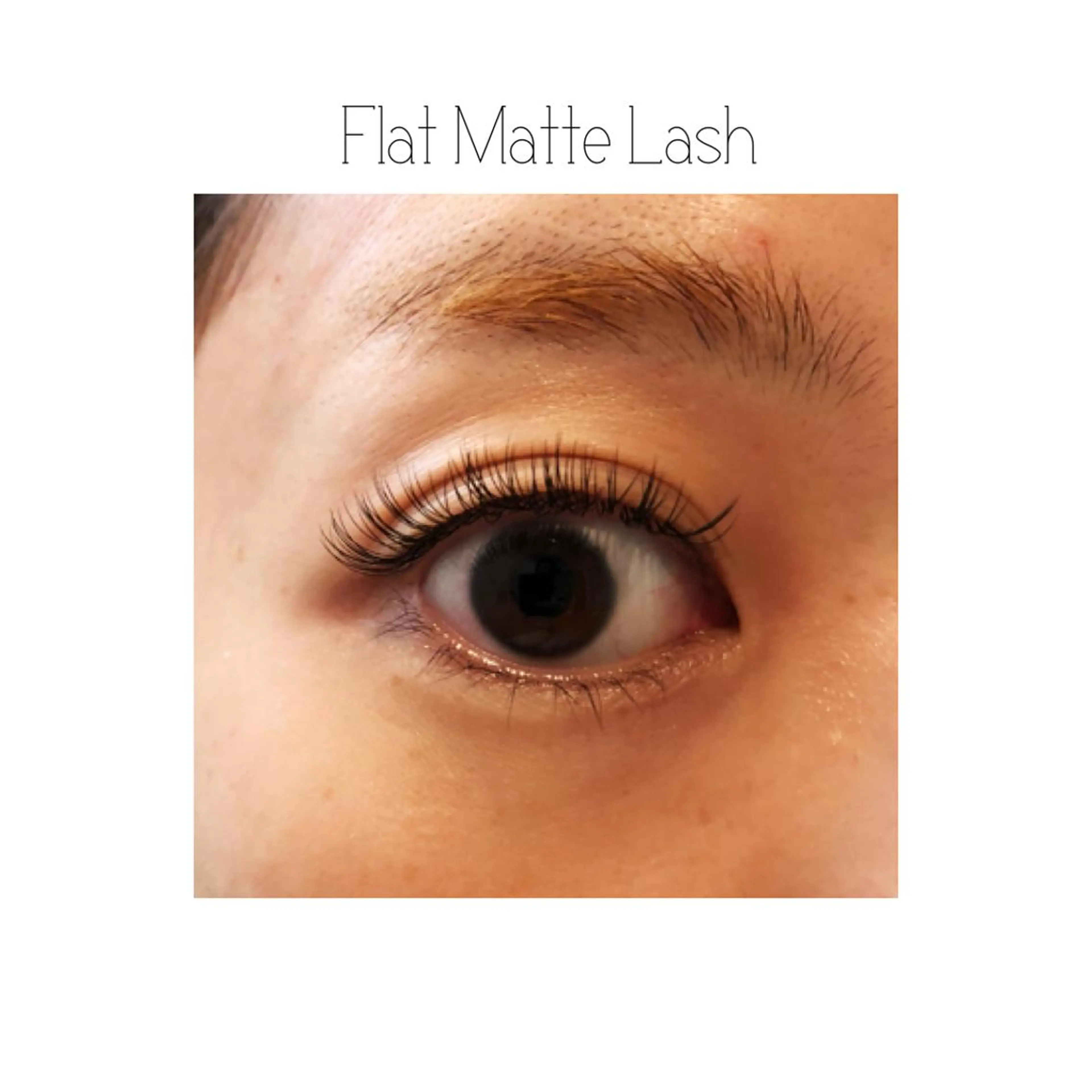 マツエク・マツパ フラットラッシュ 目尻長め ナチュラル Beldad アイリストの眉毛・アイブロウイメージ