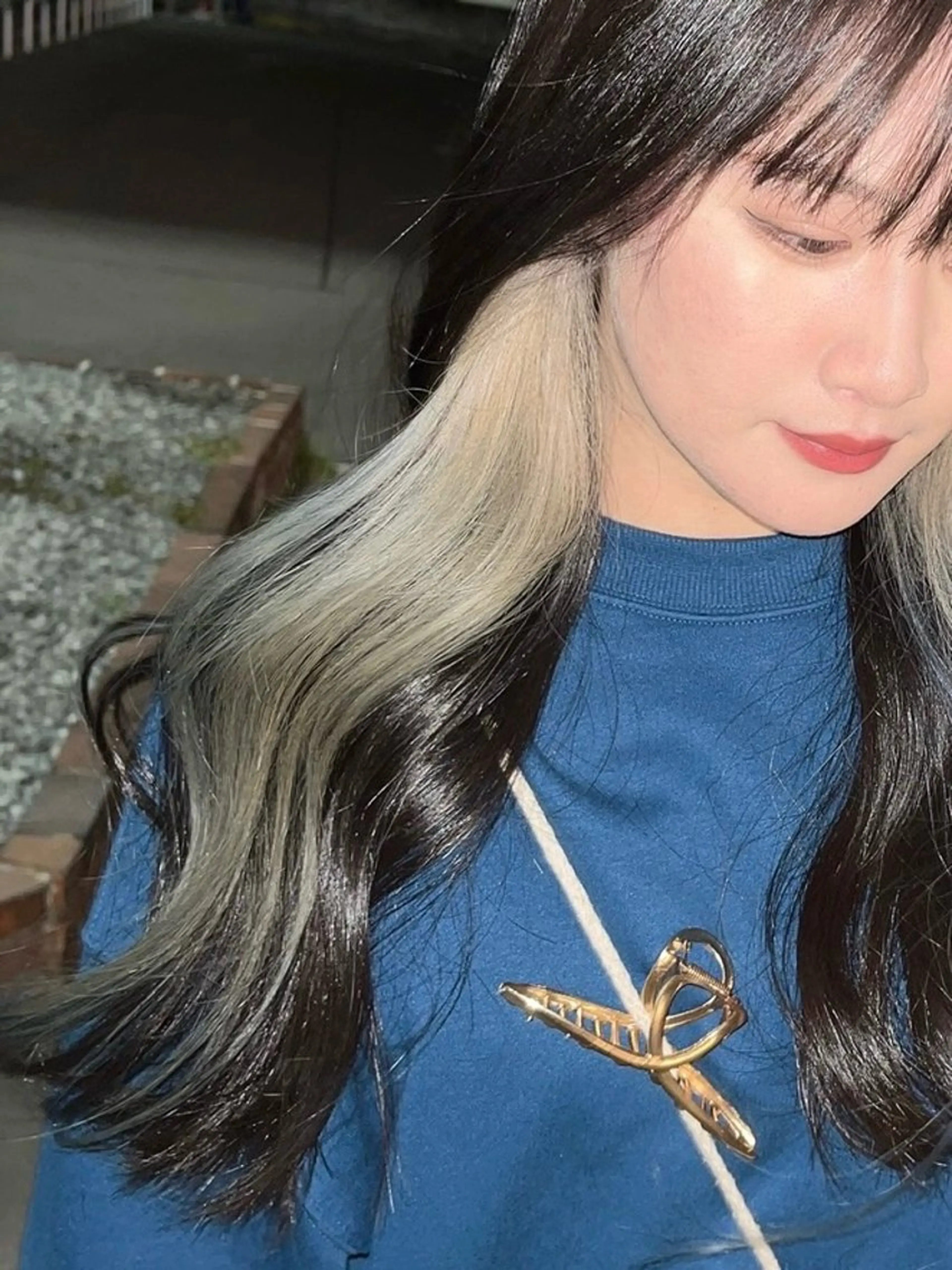 ロング カラー 🦋 韓国hair 🖤 RAMのヘアスタイル