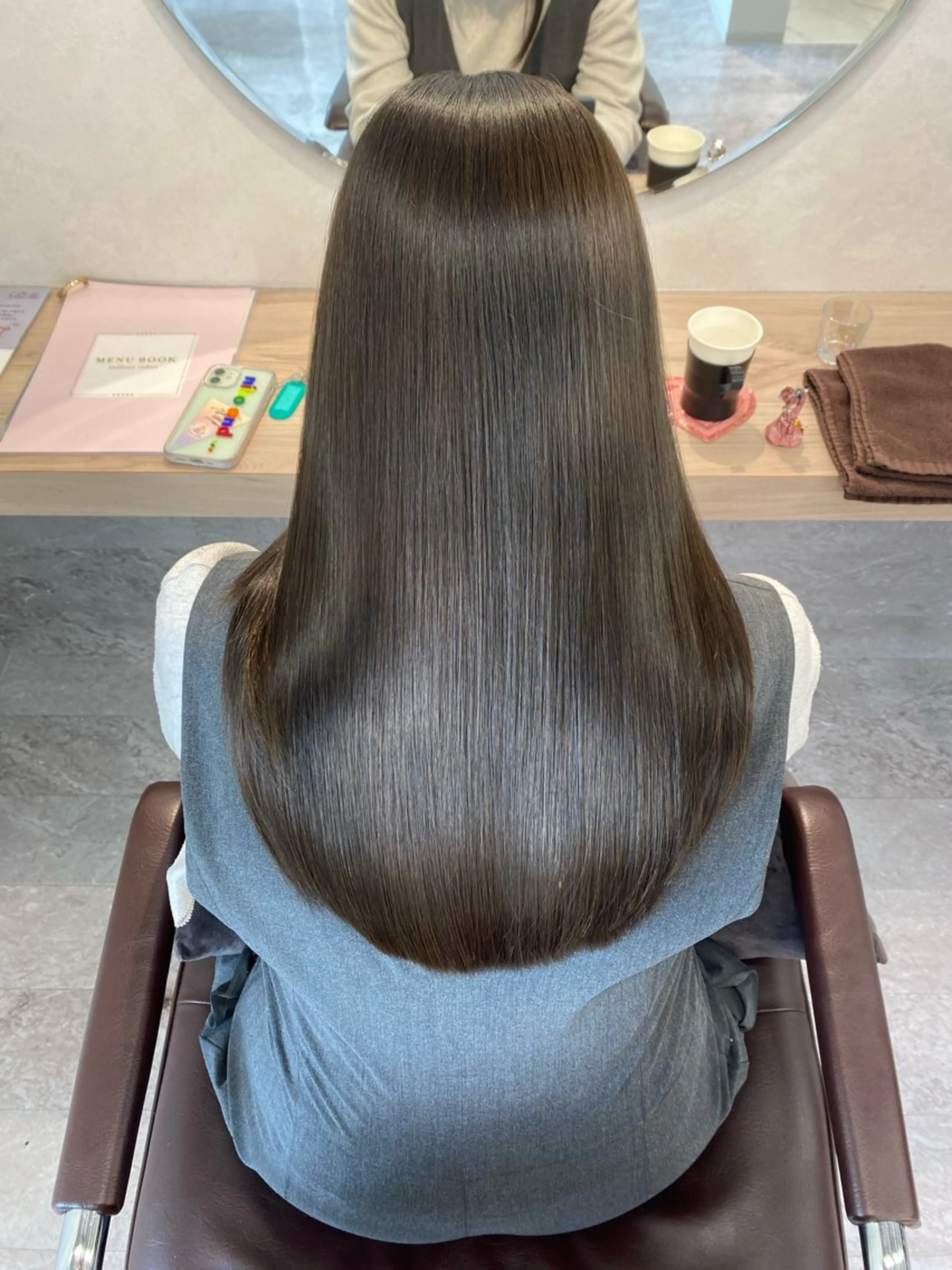 ロング カラー 髪質改善 トリートメント 髪質改善🫧ベージュ 椙山 響のヘアスタイル