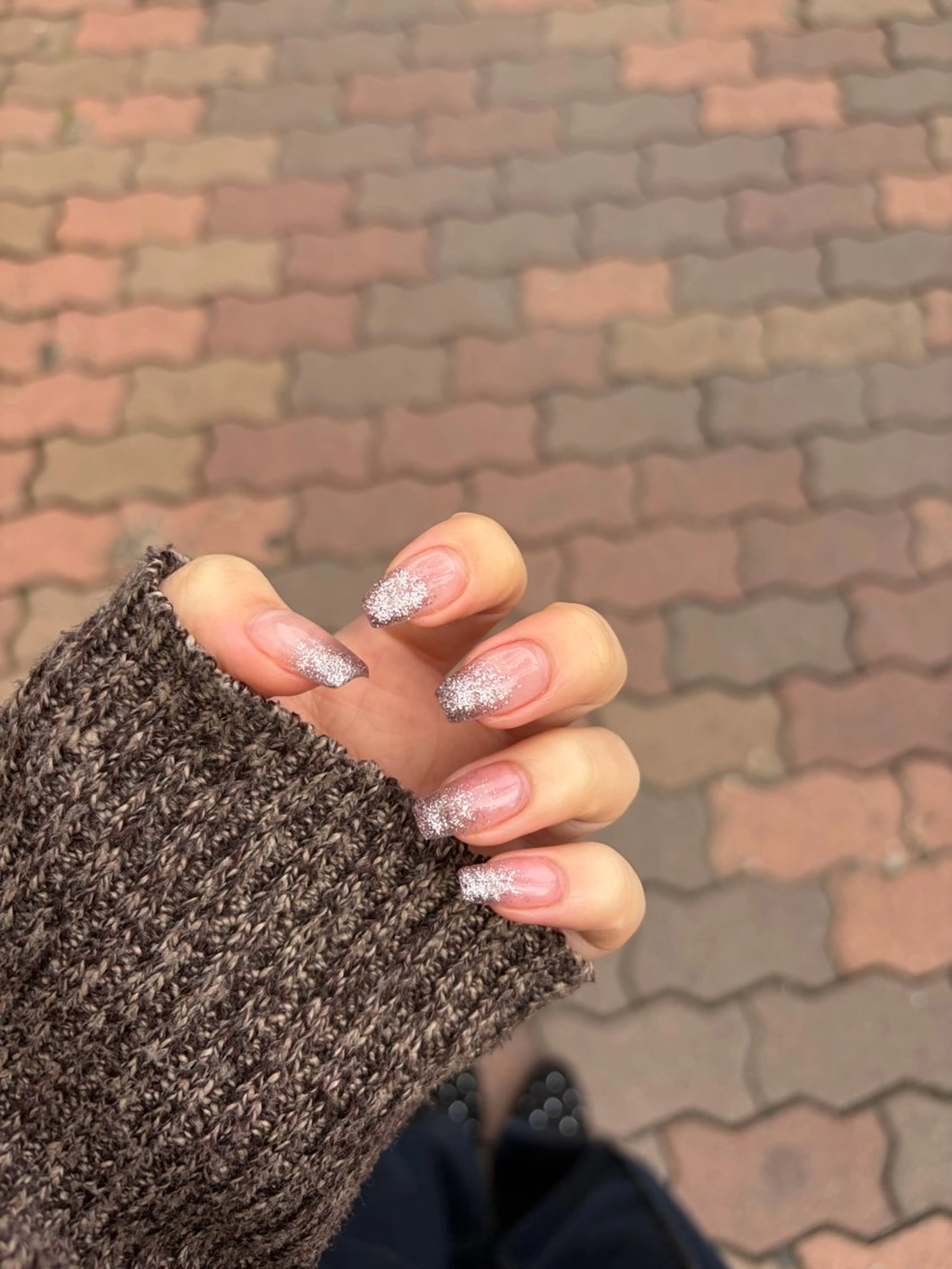 ネイル グラデーション ラメ(グリッター) ラメグラデーション Ota nailのネイルデザイン