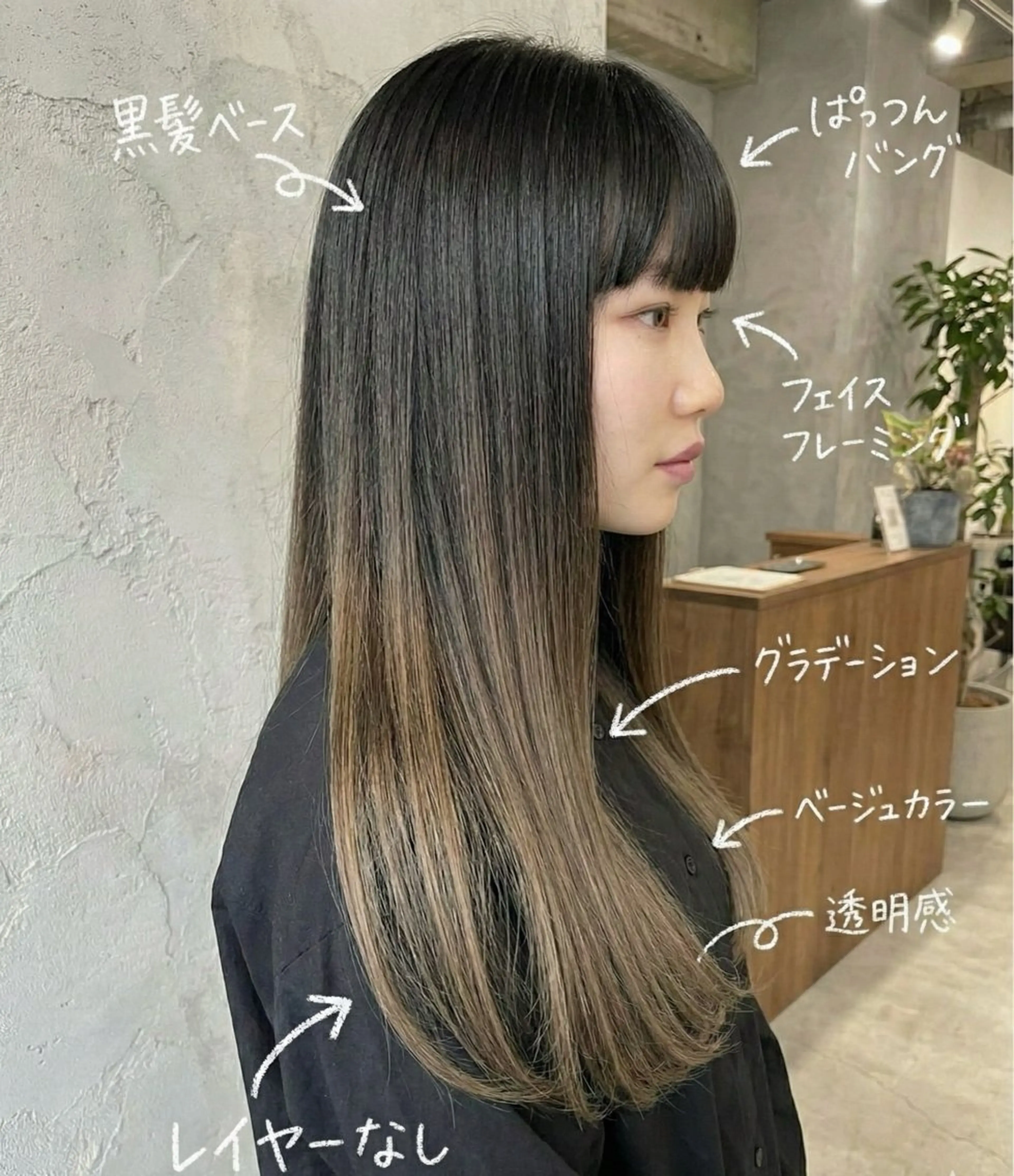 セミロング ヘアカラー トリートメント 口コミ150件超え 💬☘️笹岡航太のヘアスタイル