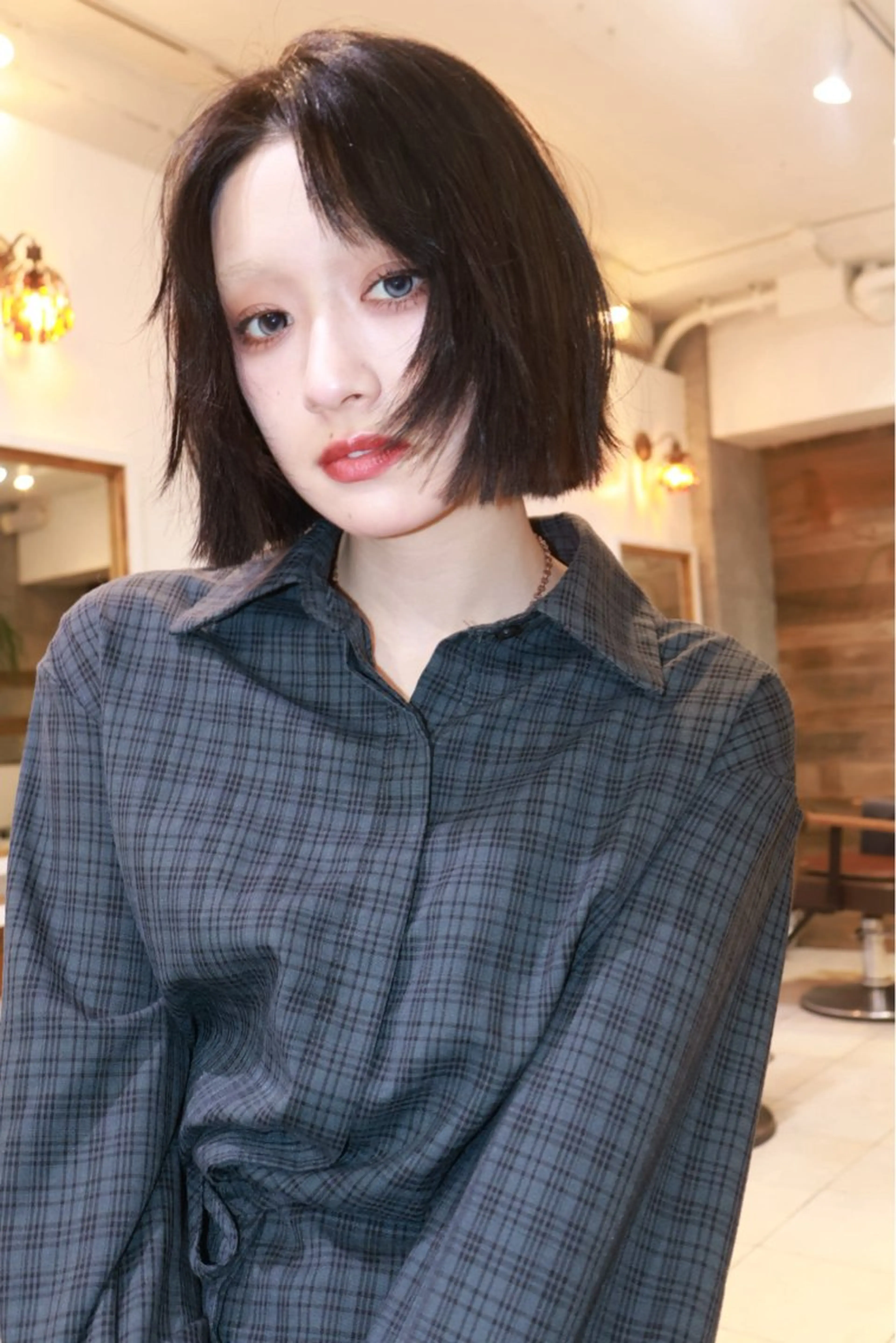 ショート ボブレイヤー ボブ 顔周りカット レイヤーカット 🪐無料カットモデル 募集中🪐ナオキのヘアスタイル