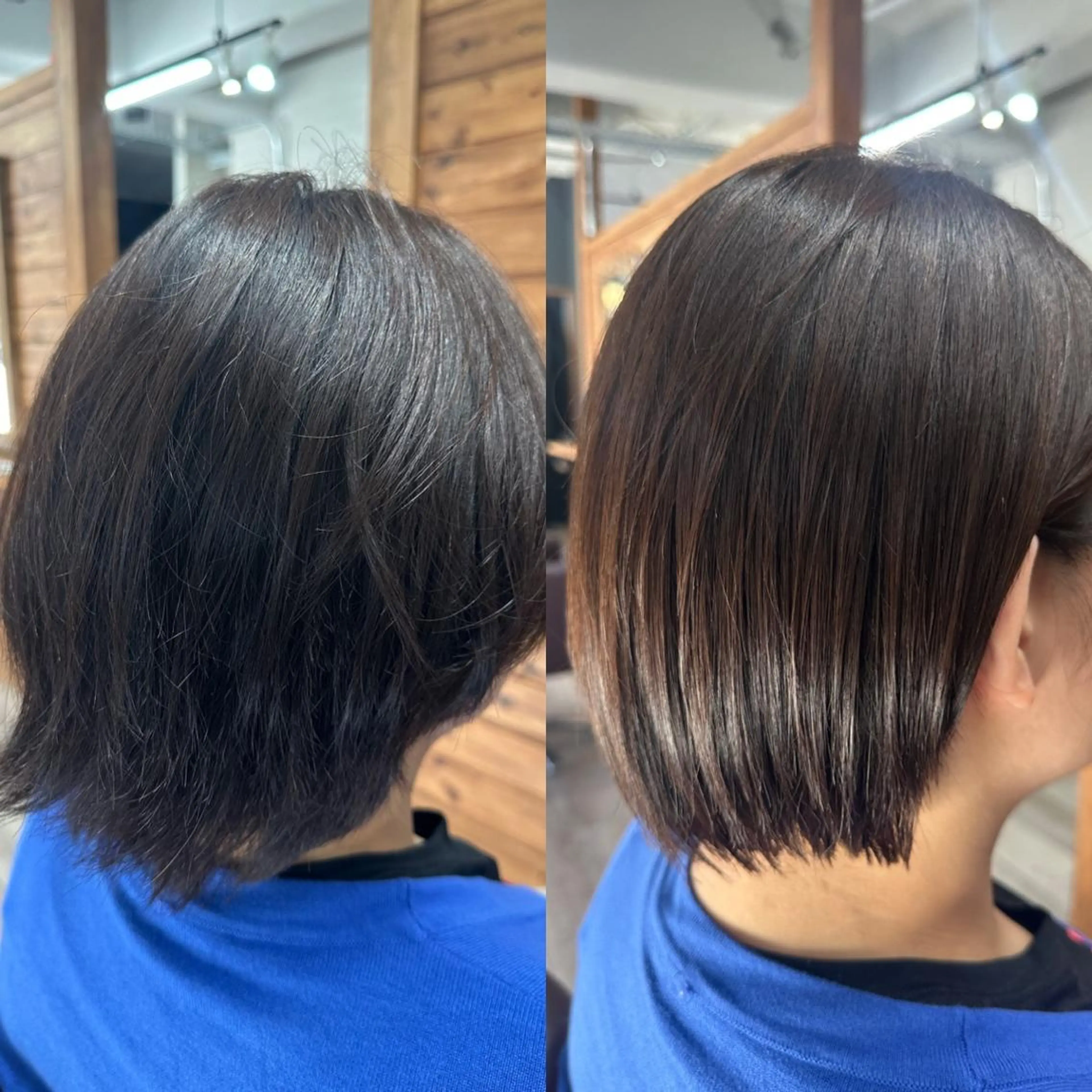 ショート ボブ ハットリ 代表のヘアスタイル