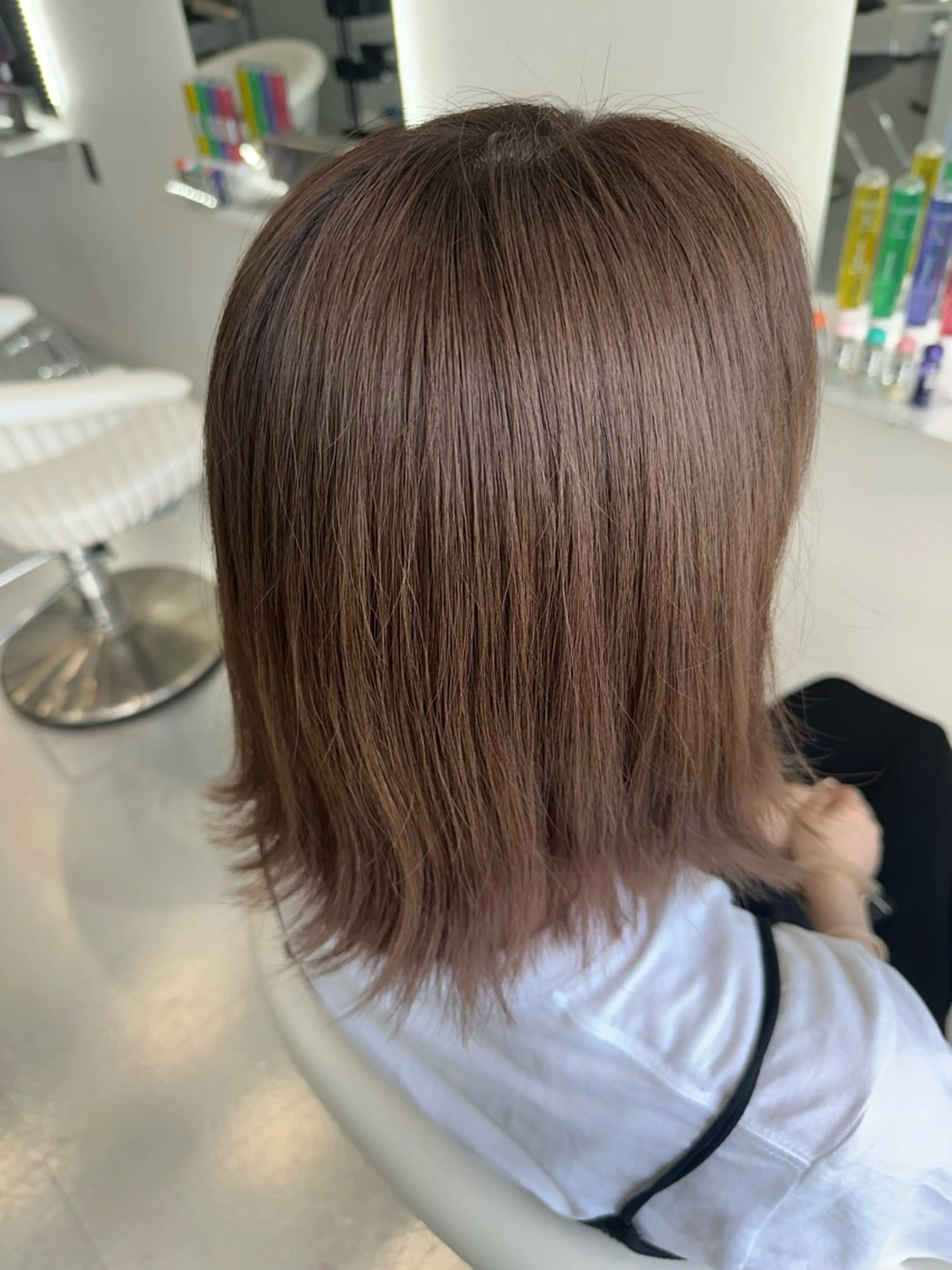 ショート ならざきつぐみ /天王寺/ハイトーンのヘアスタイル