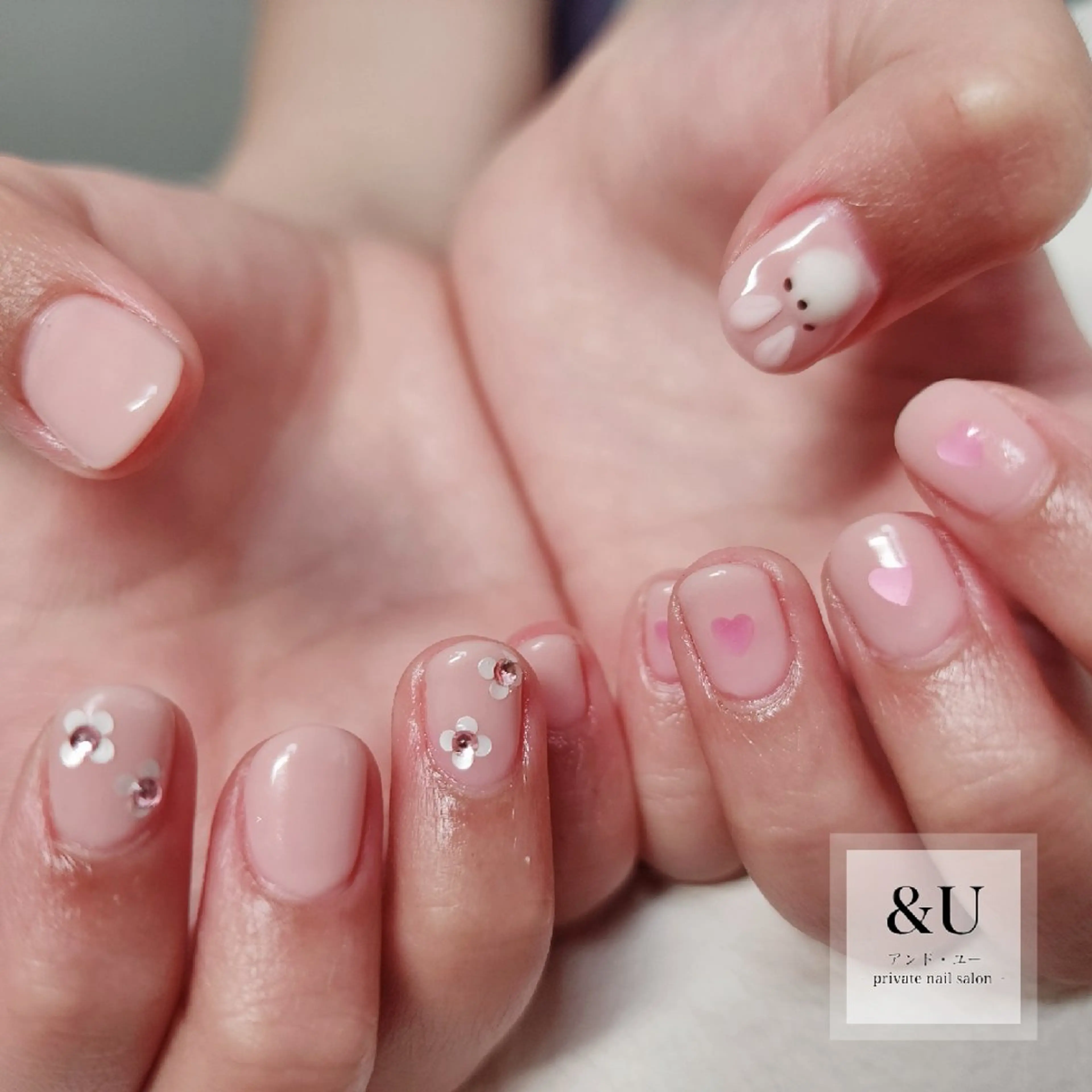 ネイル ジェルネイル 春ネイル ＆Ｕ (アンド・ユー)のネイルデザイン
