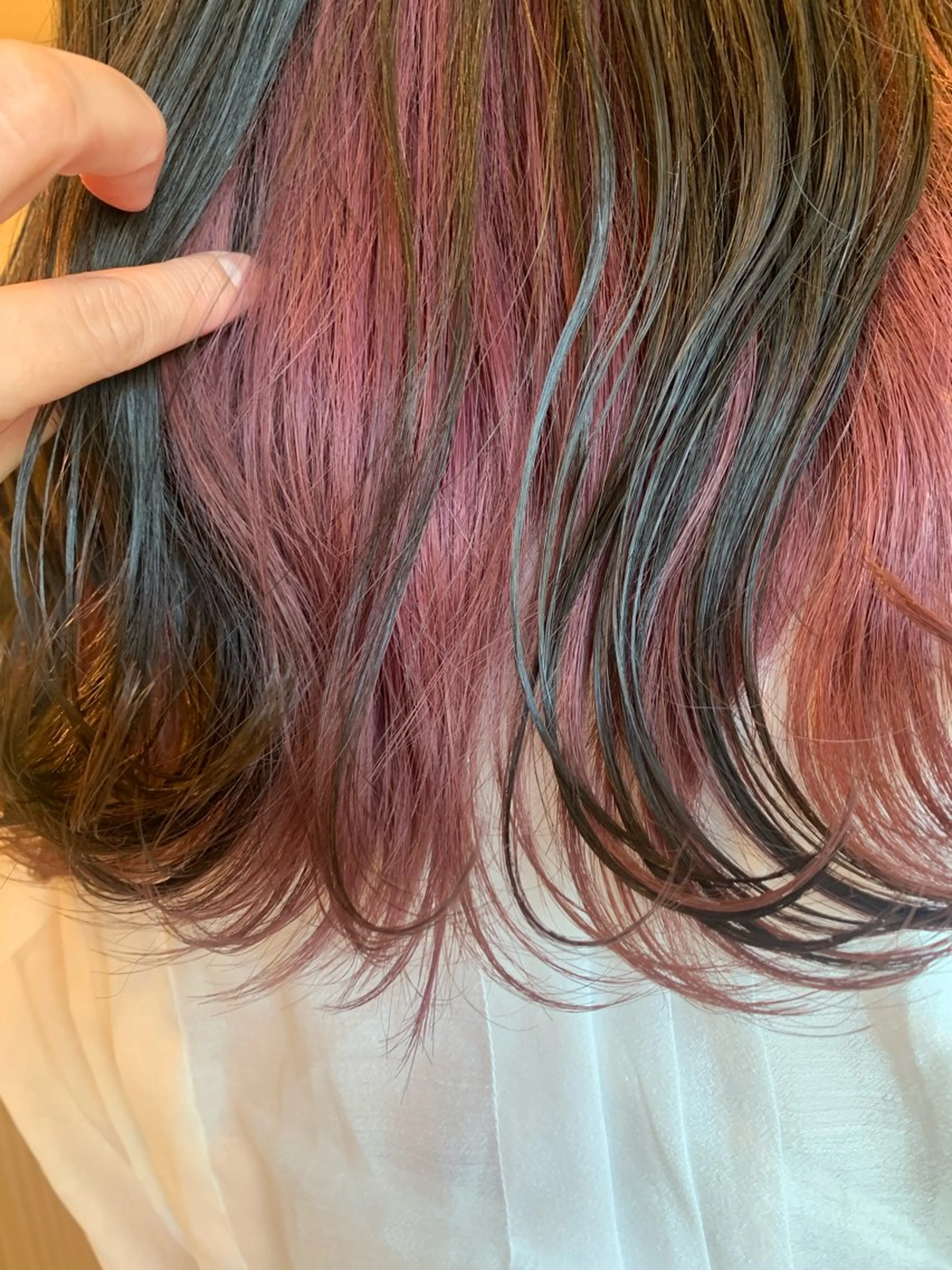 セミロング カラー 矢場町/ダブルカラー /レイヤー/アリサのヘアスタイル