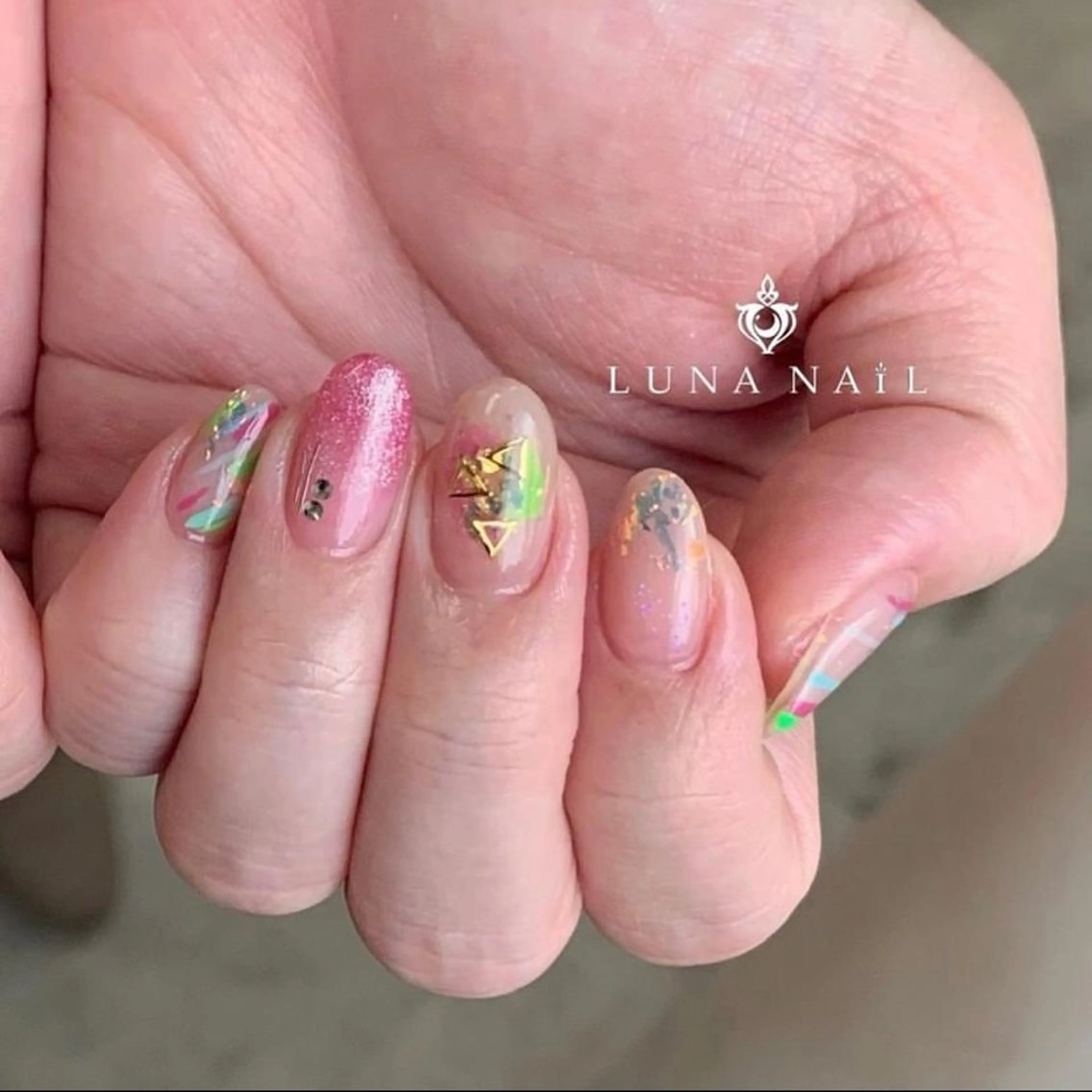 ネイル ハンドネイル アトリエ　ミモザ所属・いまむら あかりのネイルデザイン