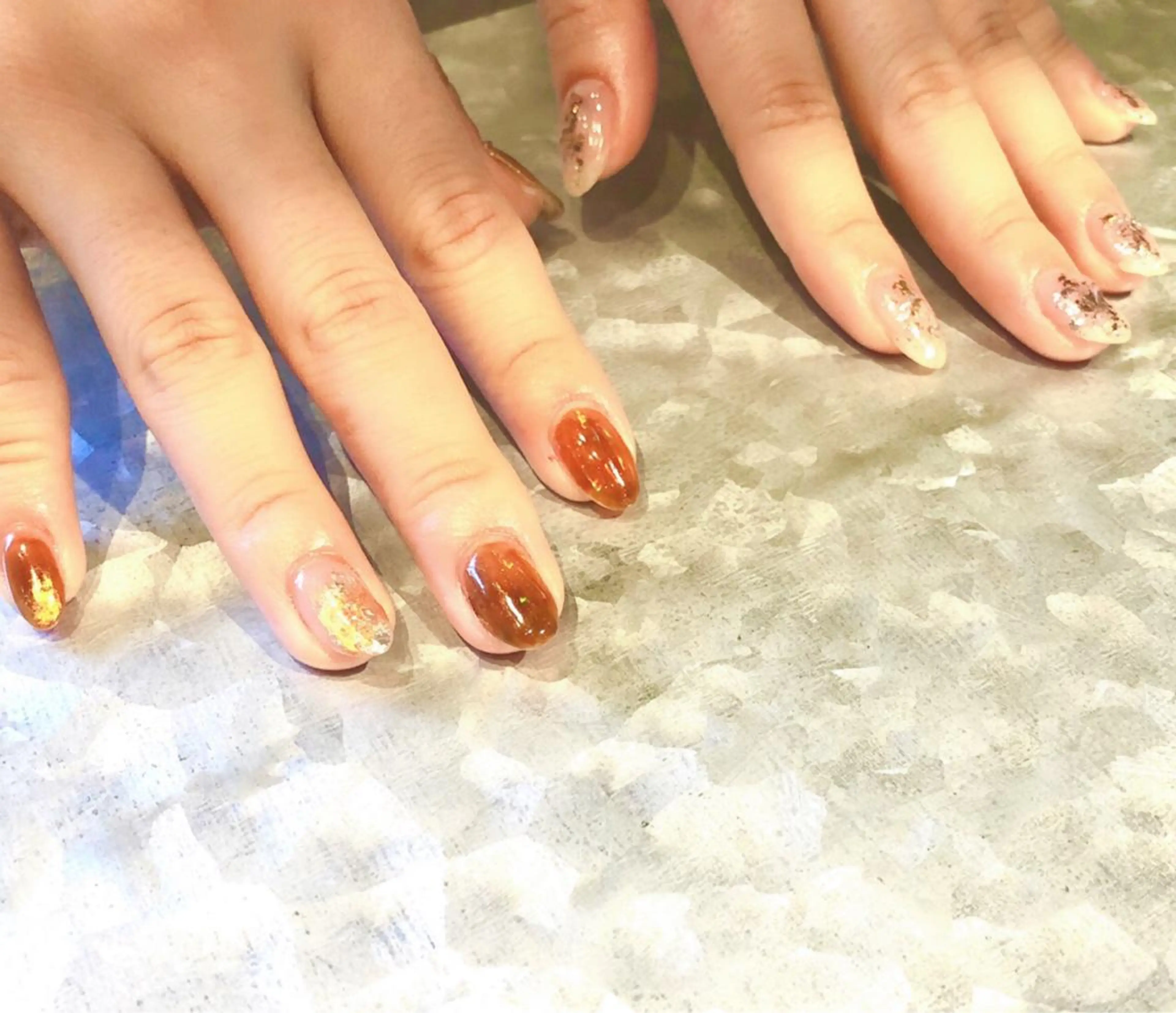ネイル ニュアンスネイル TRAM-nail moriizumiのネイルデザイン