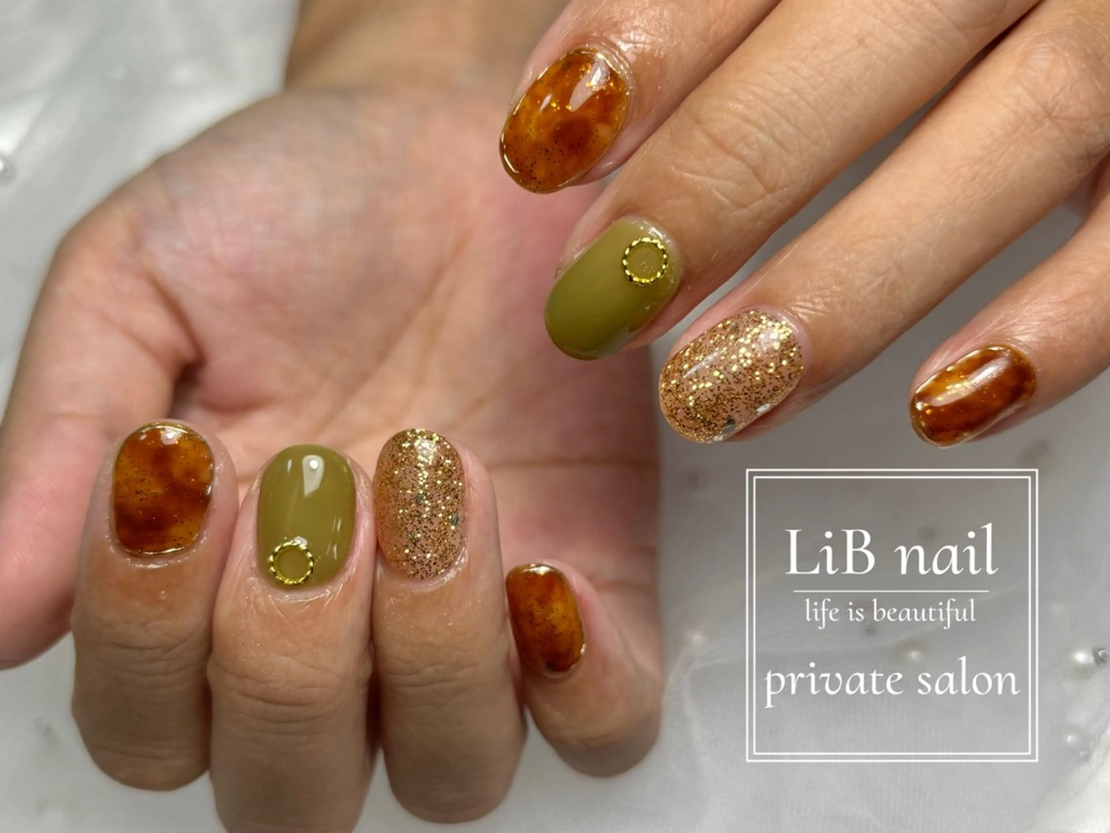 ネイル ハンドネイル LiB nailのネイルデザイン