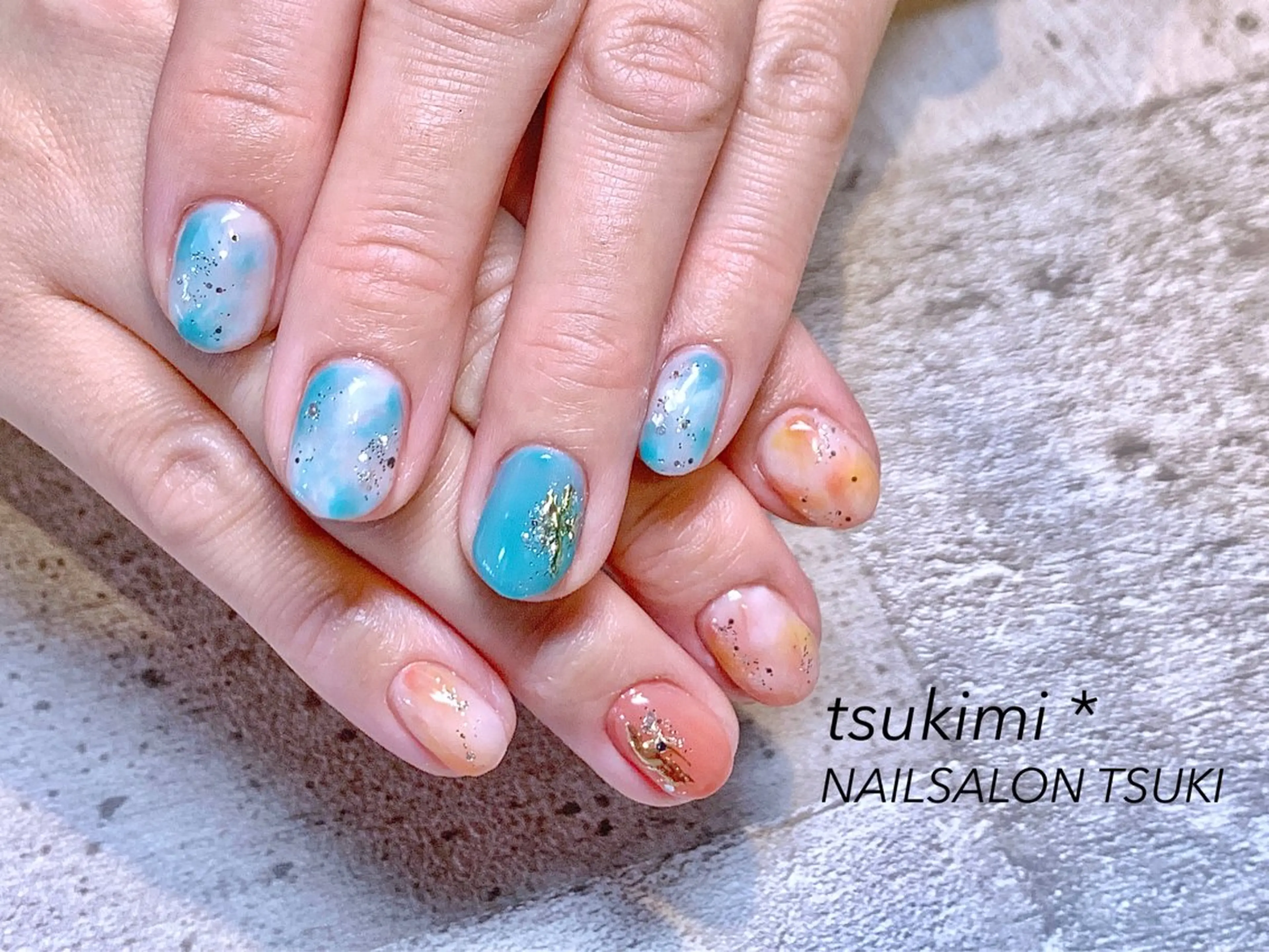 ネイル ニュアンスネイル ハンドネイル Tsuki.所属・Nailsalon Tsuki.のネイルデザイン