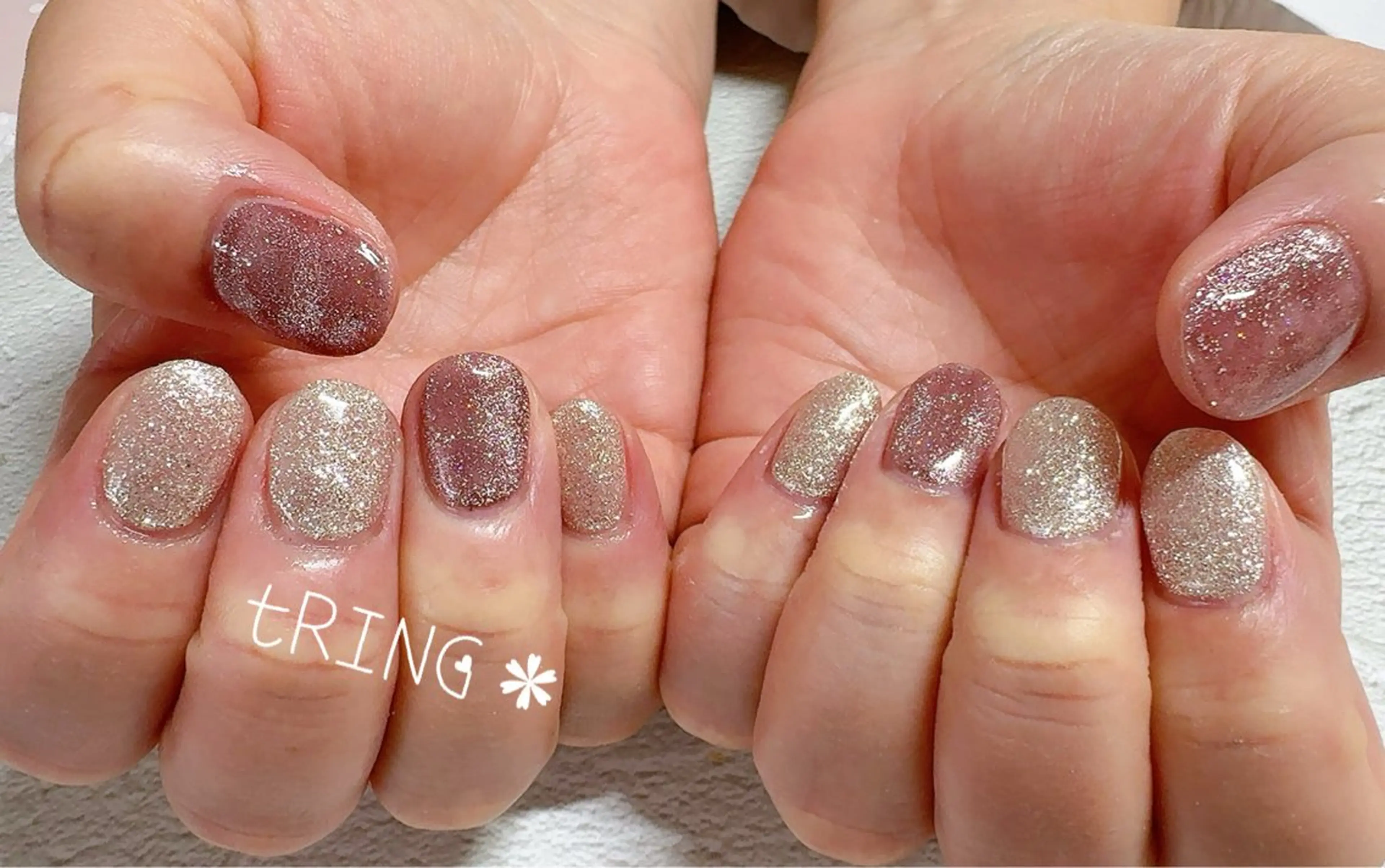 ネイル ハンドネイル tRING＊ しいの木台のネイルデザイン