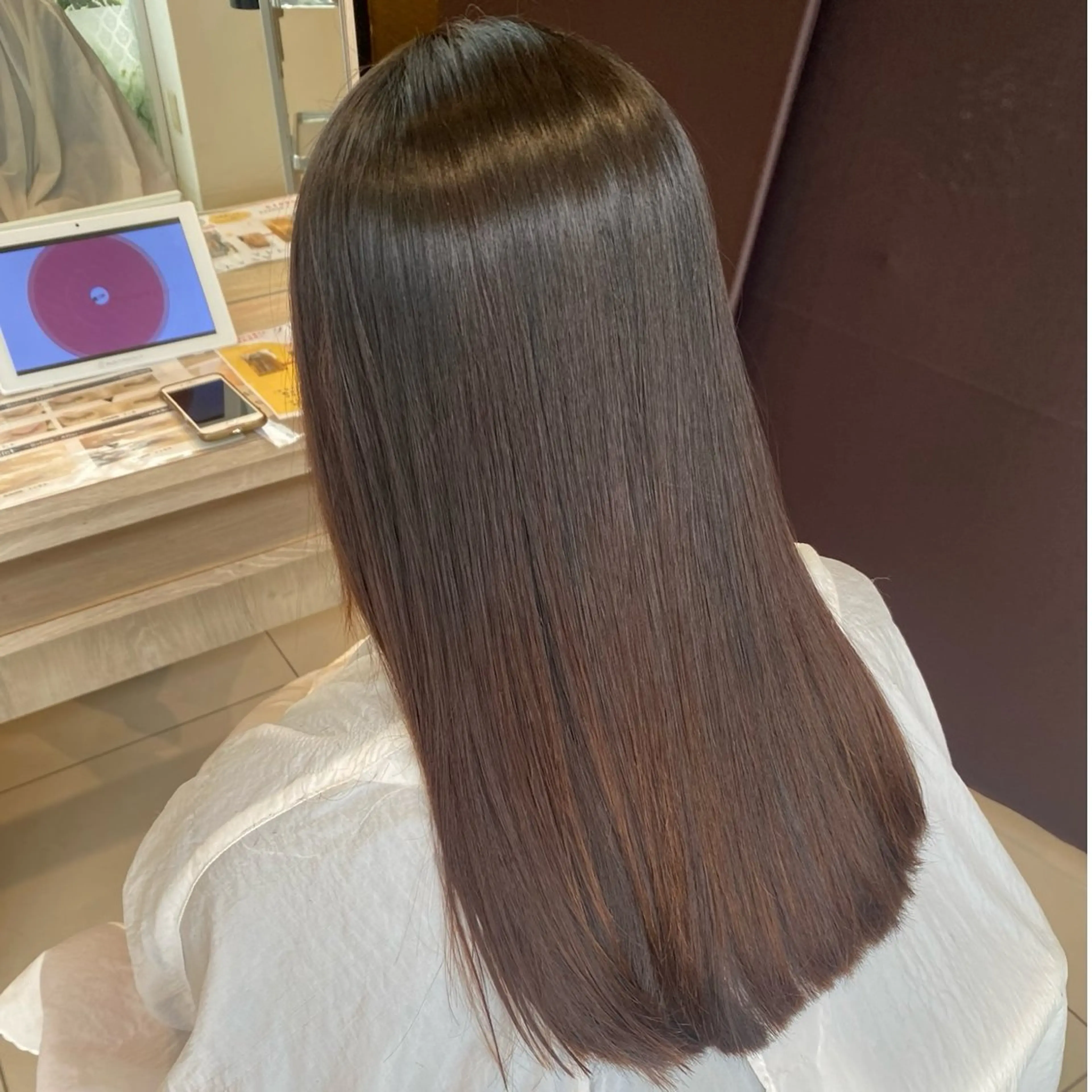 ロング カラー ヘアアレンジ fifth 石川 凪のヘアスタイル