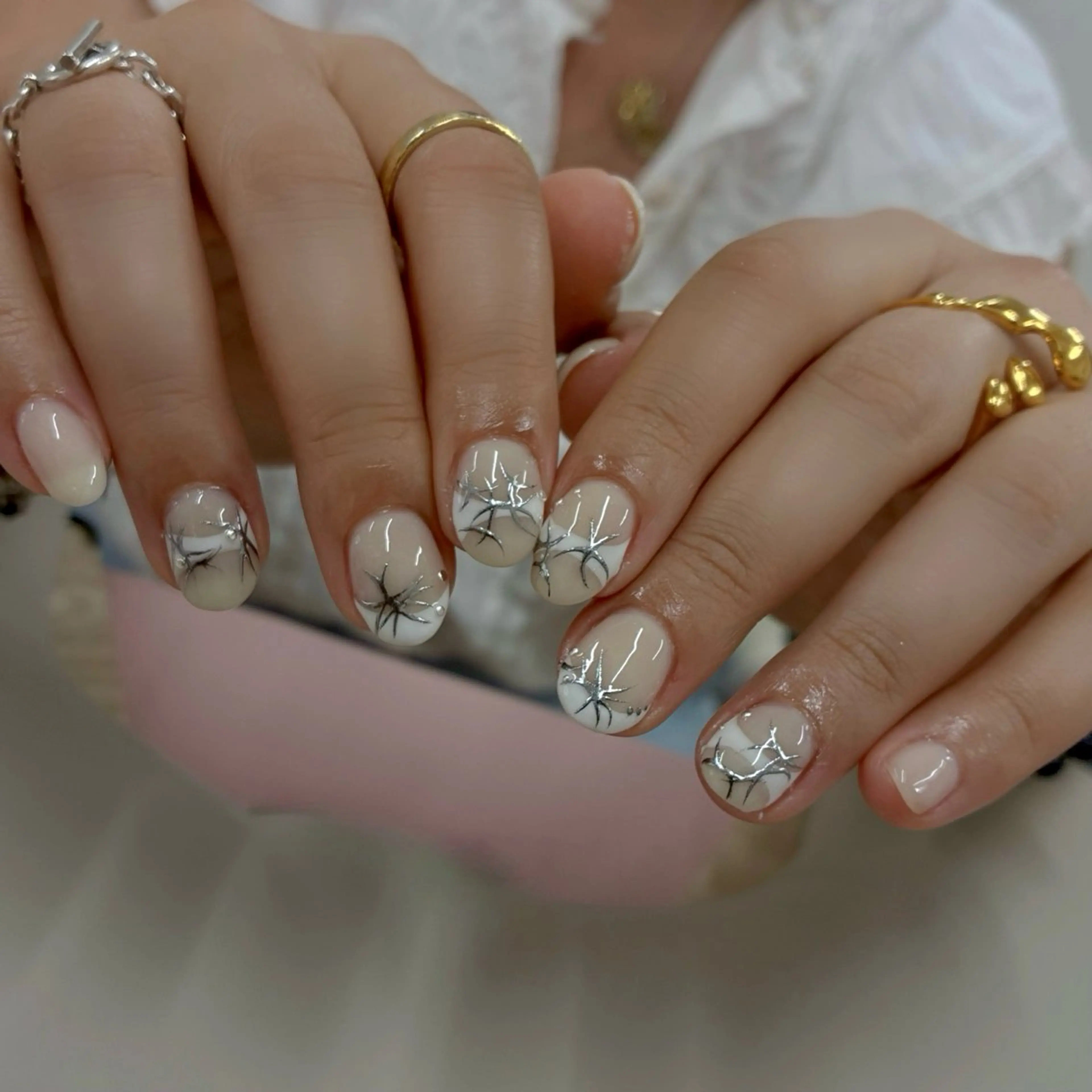 ネイル ハンドネイル ハンドケア DuLi Blinkのネイルデザイン