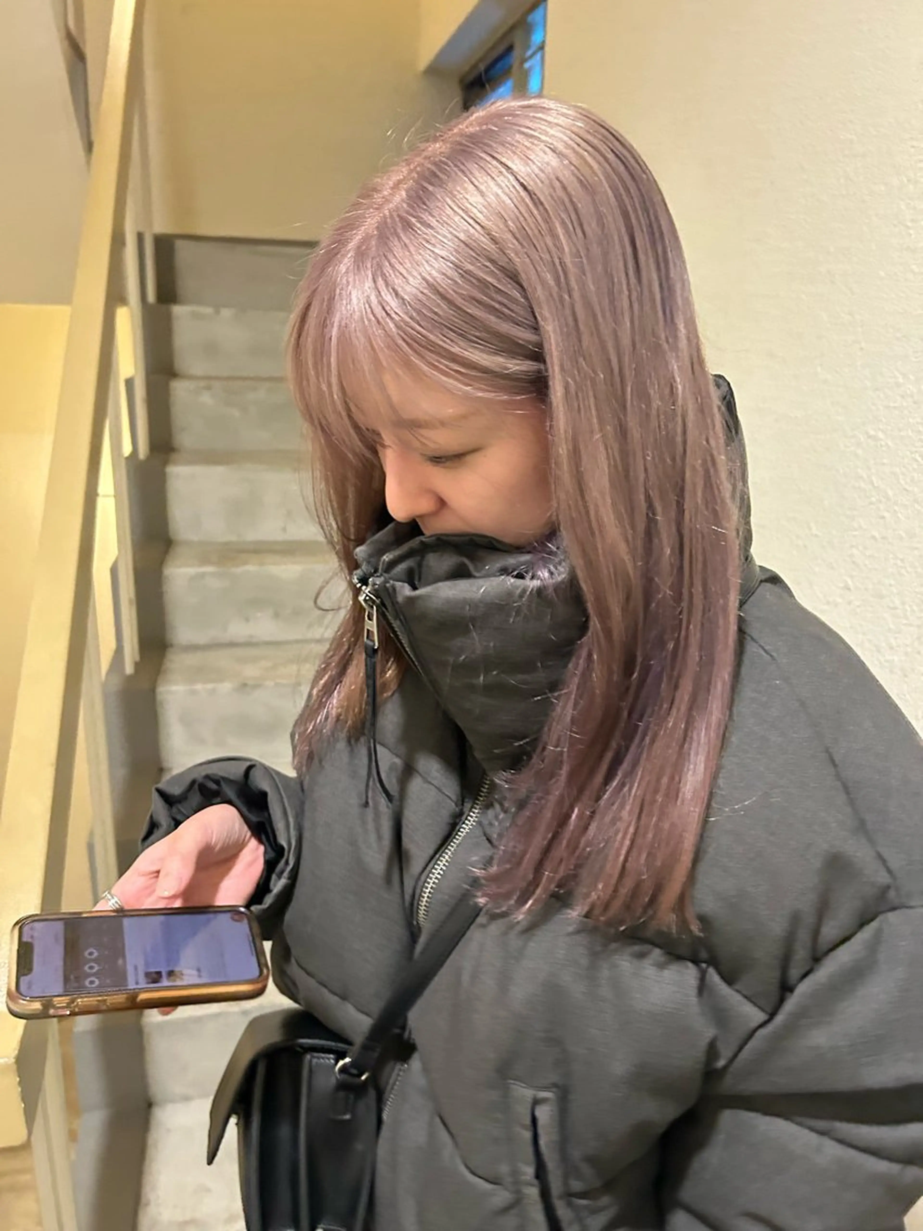 ロング 薄暮 マツイ　レンのヘアスタイル