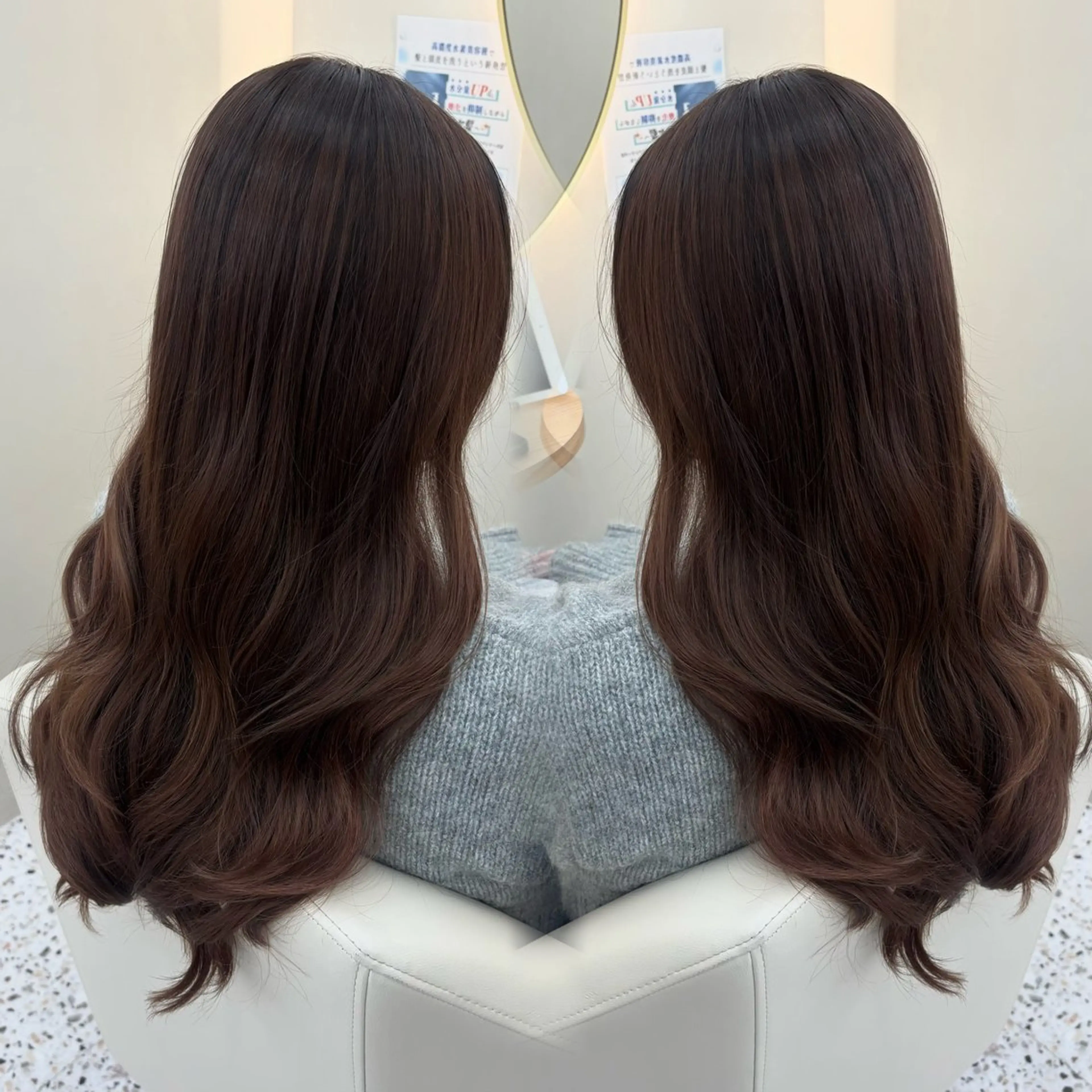 【人気No.1💖】カット+超高濃度水素カラー+トリートメントの写真