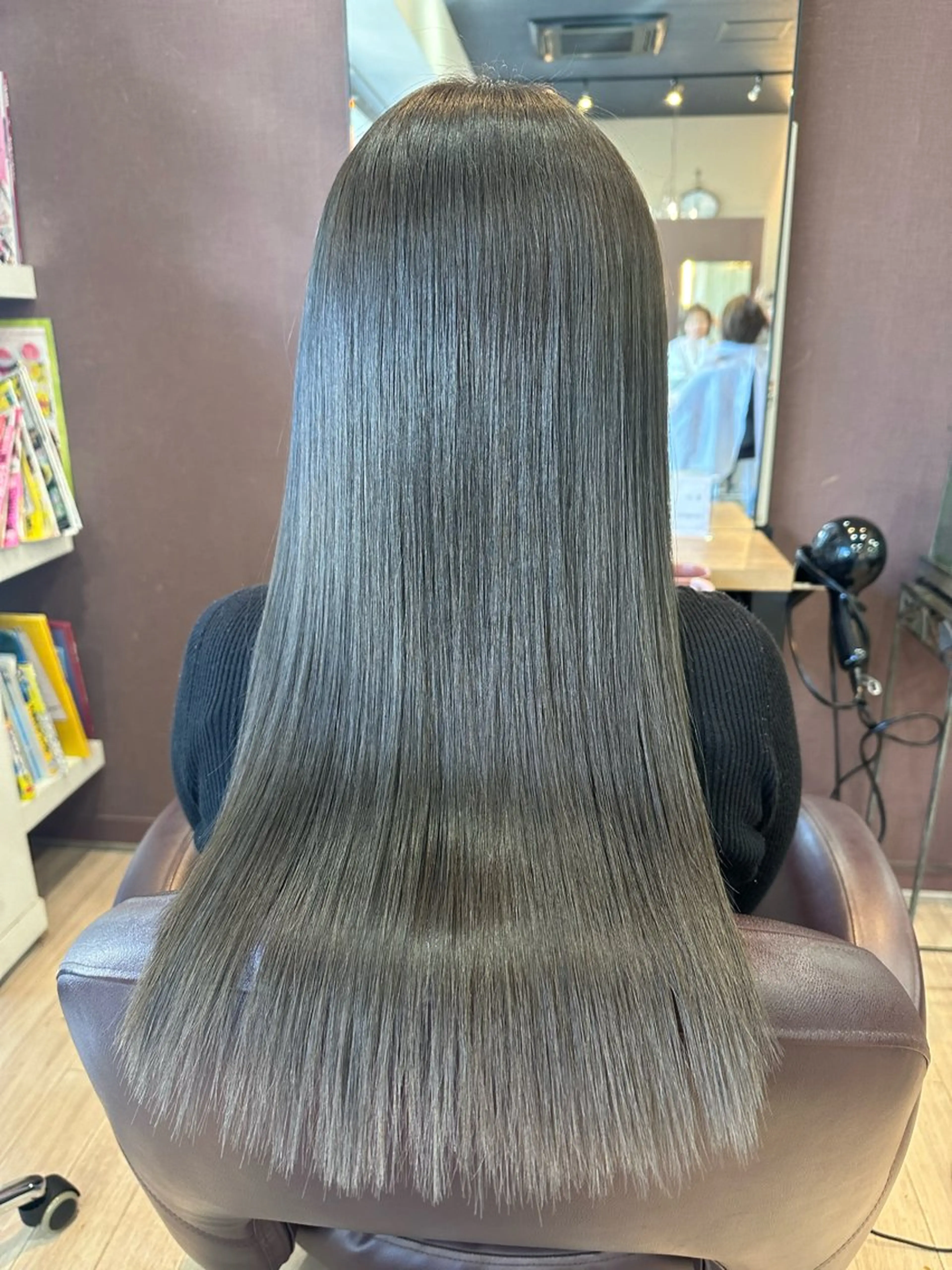 ロング ヘアカラー トリートメント ツヤ髪質改善 💜れいな💜のヘアスタイル