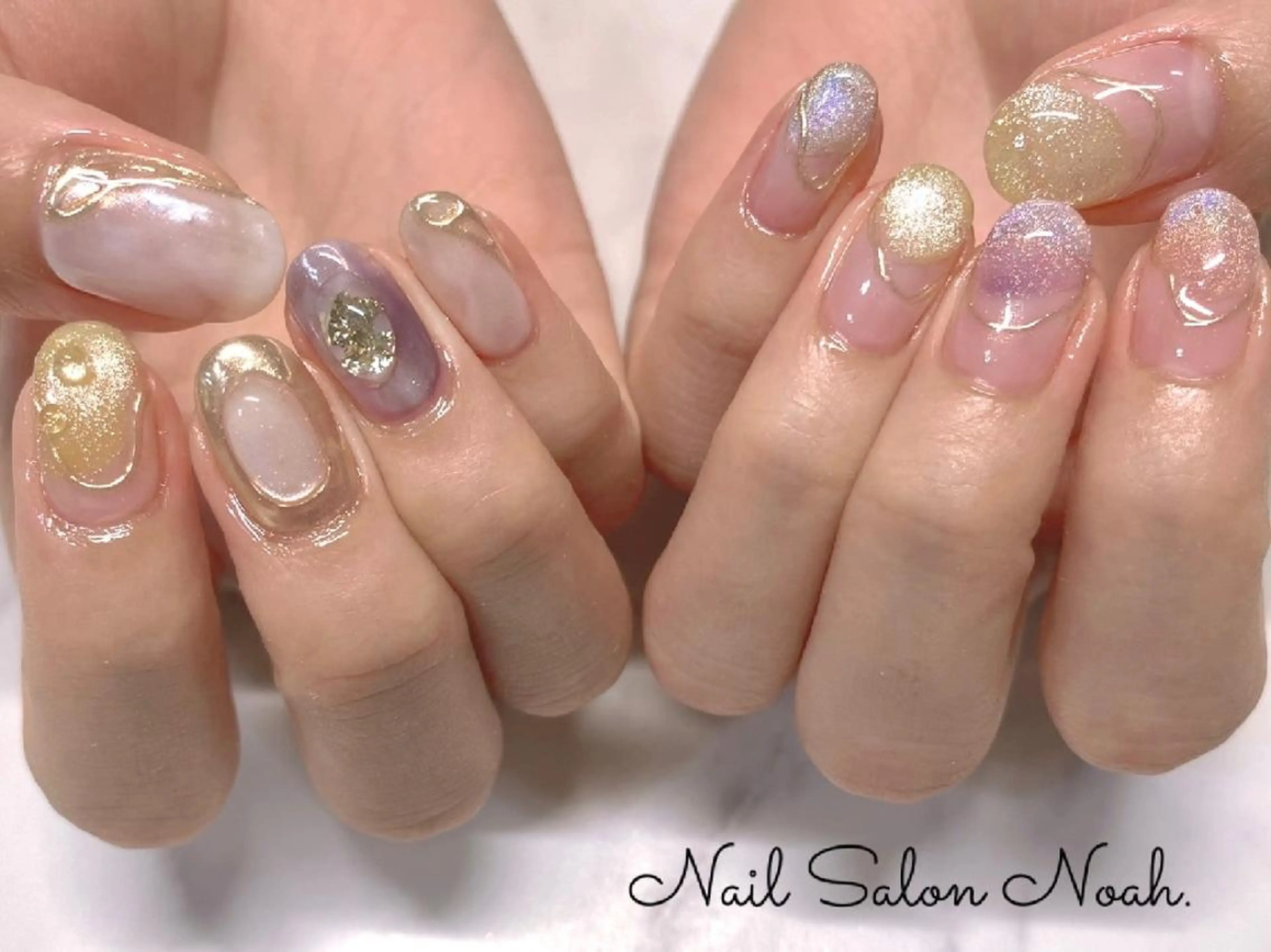 ネイル 持ち込み ハンドネイル Nail Salon Noah.のネイルデザイン