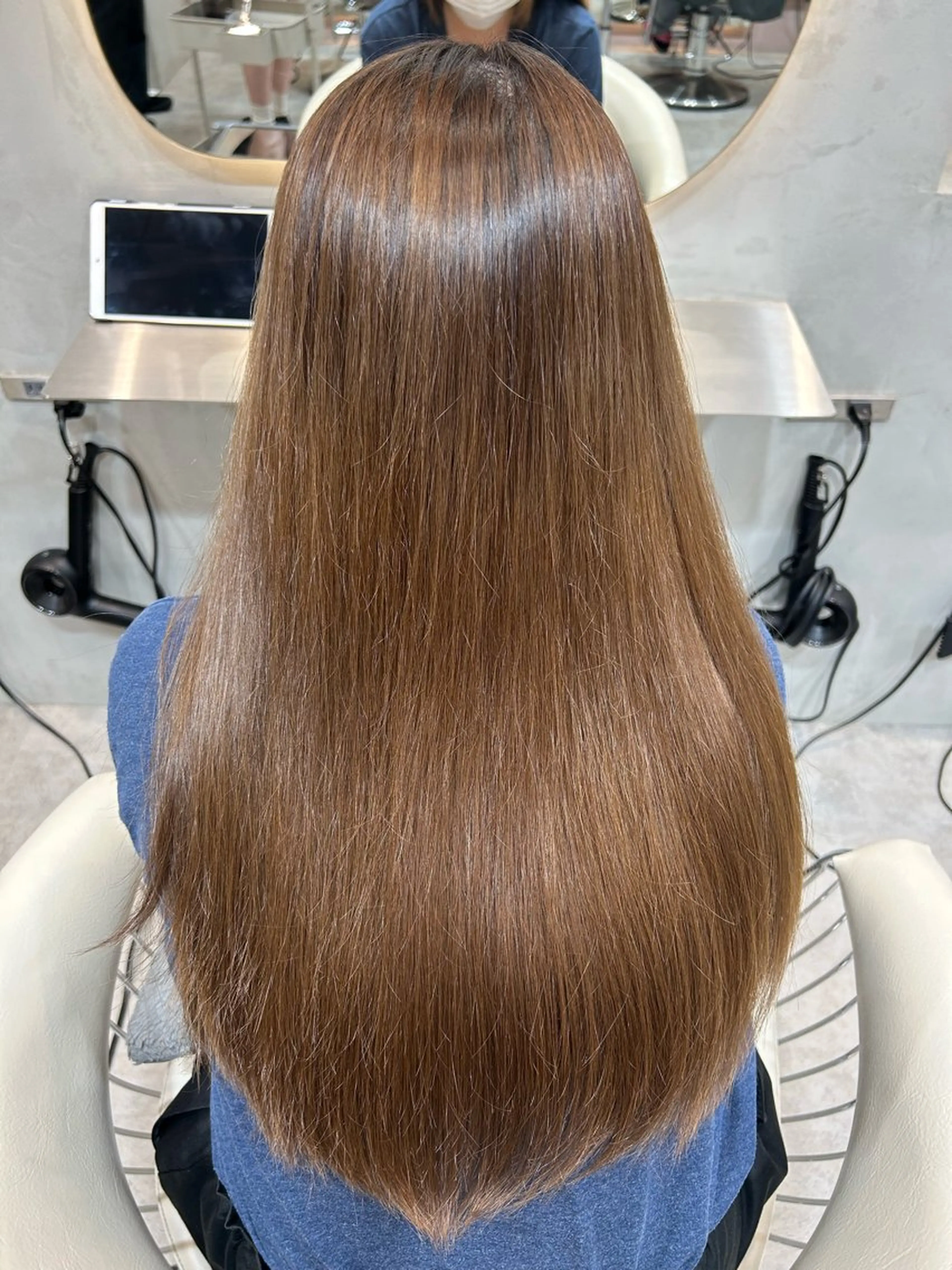 ロング 髪質改善 美髪縮毛矯正/ 透明感カラー吉田光佑のヘアスタイル