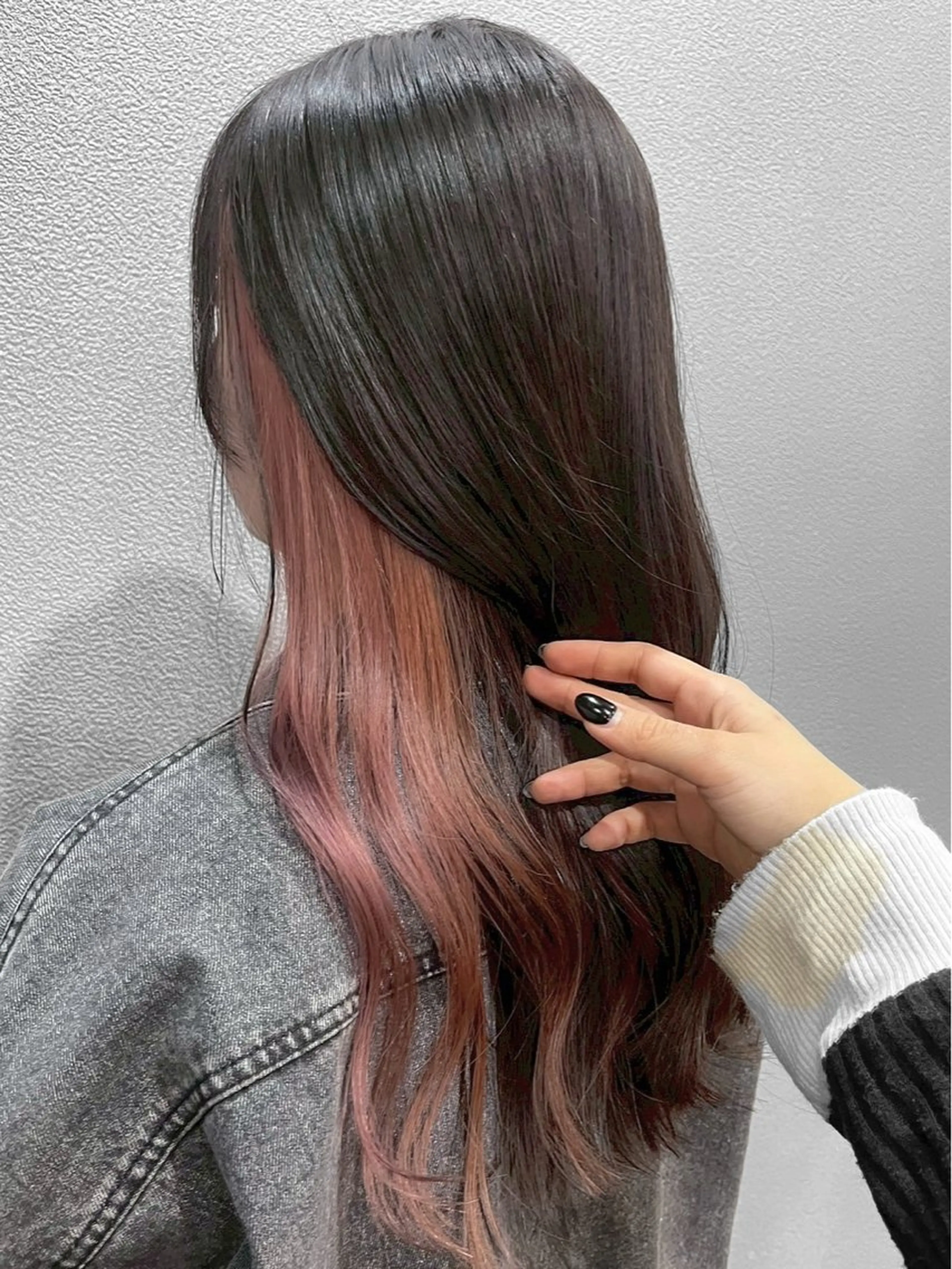 ロング カラー カット ヘアカラー トリートメント ハイトーン/韓国風/ 艶髪/吉祥寺のヘアスタイル