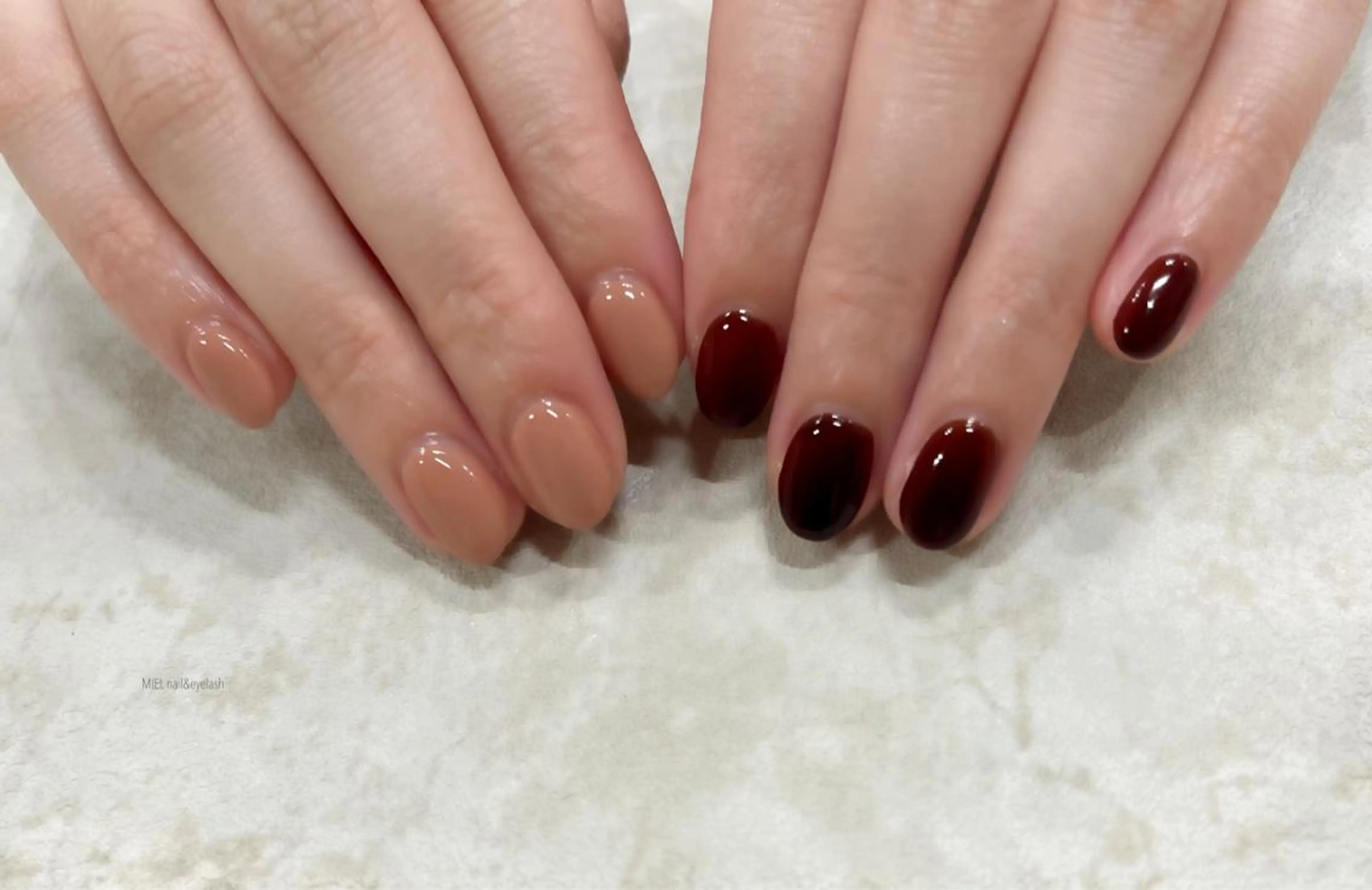 ネイル ワンカラーネイル ハンドネイル nail salon monailのネイルデザイン