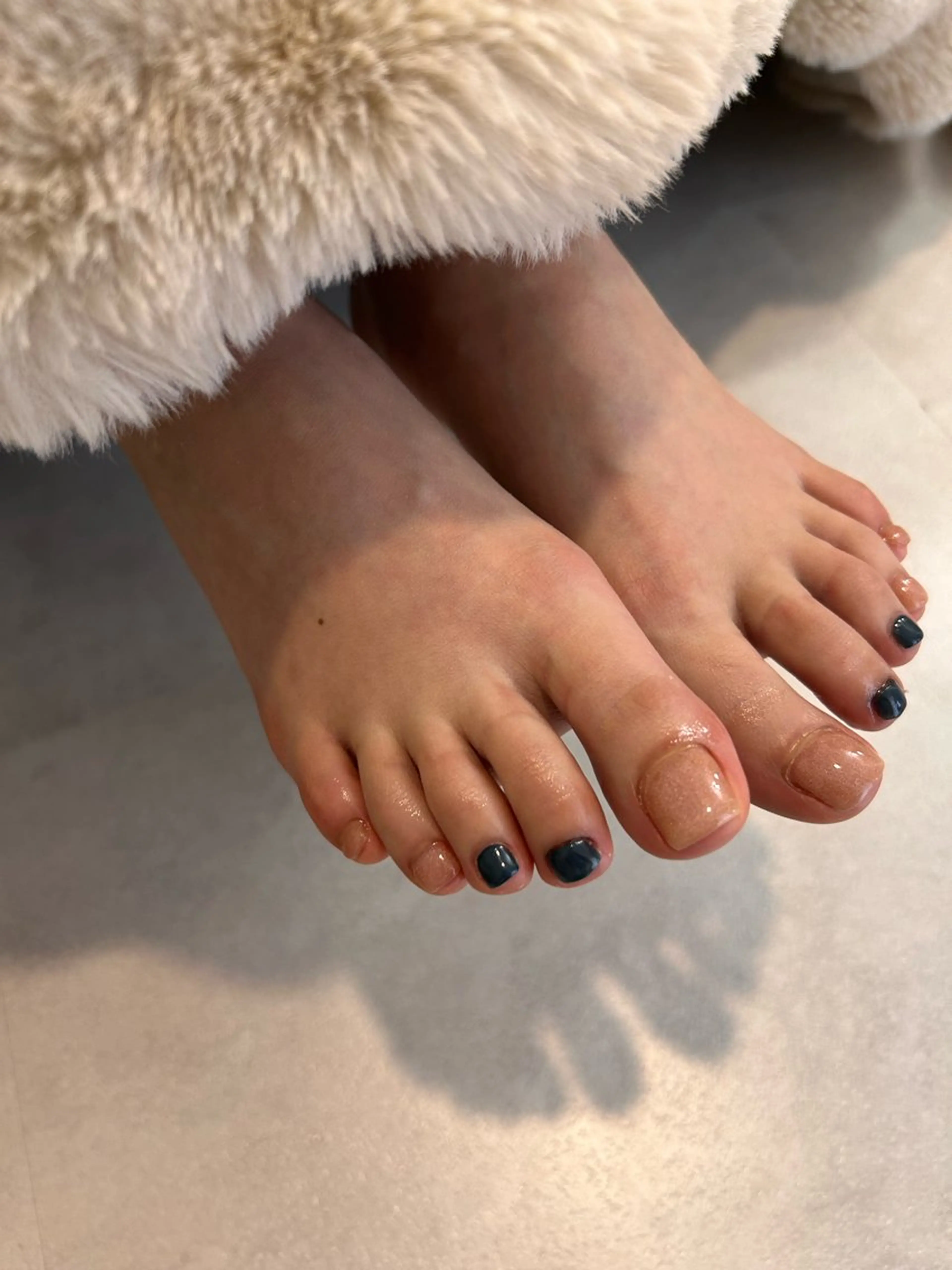 ネイル フットネイル マグネットネイル フットネイル soa.Aika 自爪育成のネイルデザイン