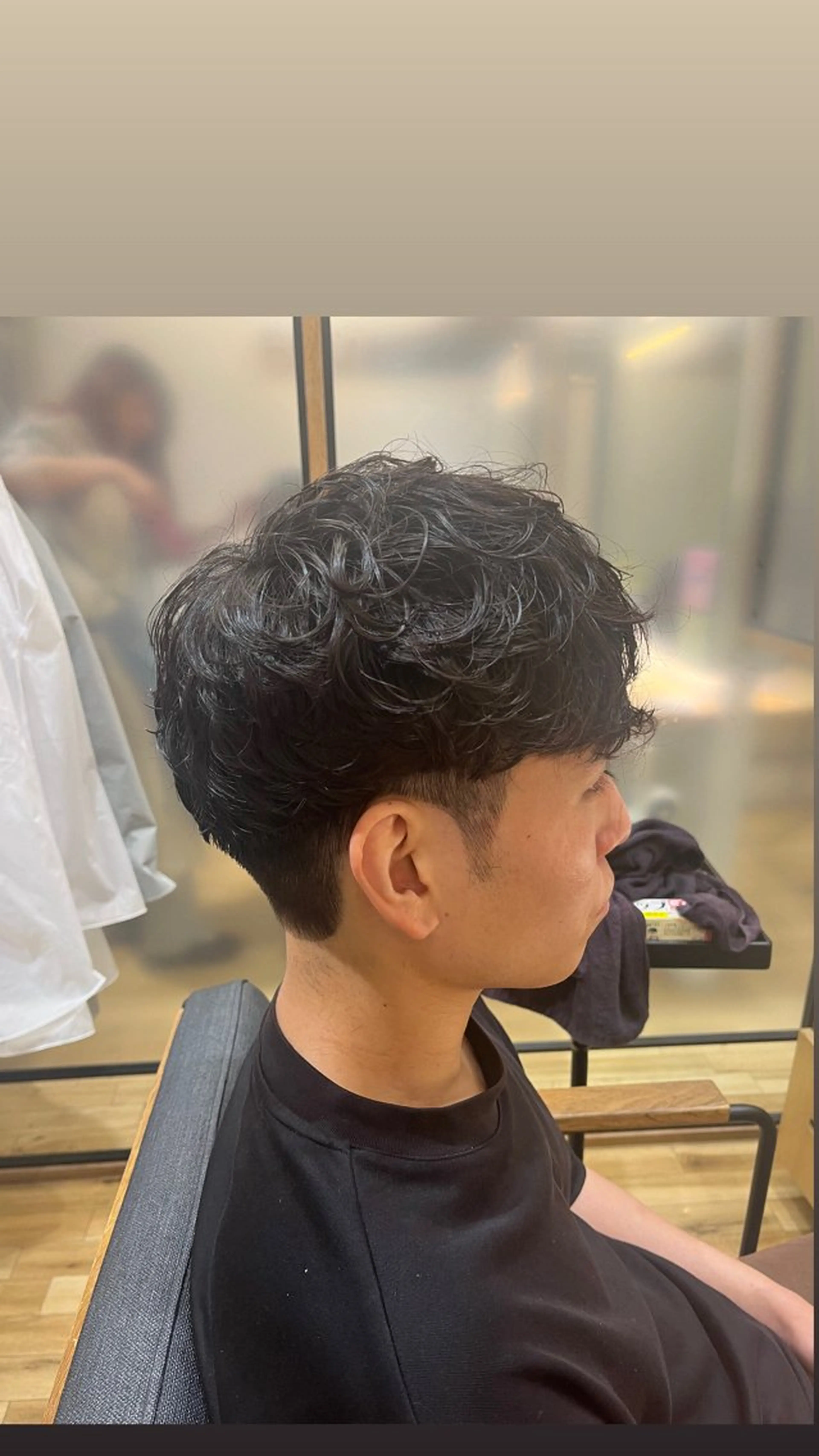 パーマ メンズ メンズパーマ 🟦メンズ特化🟦 たかしま　あさひのヘアスタイル