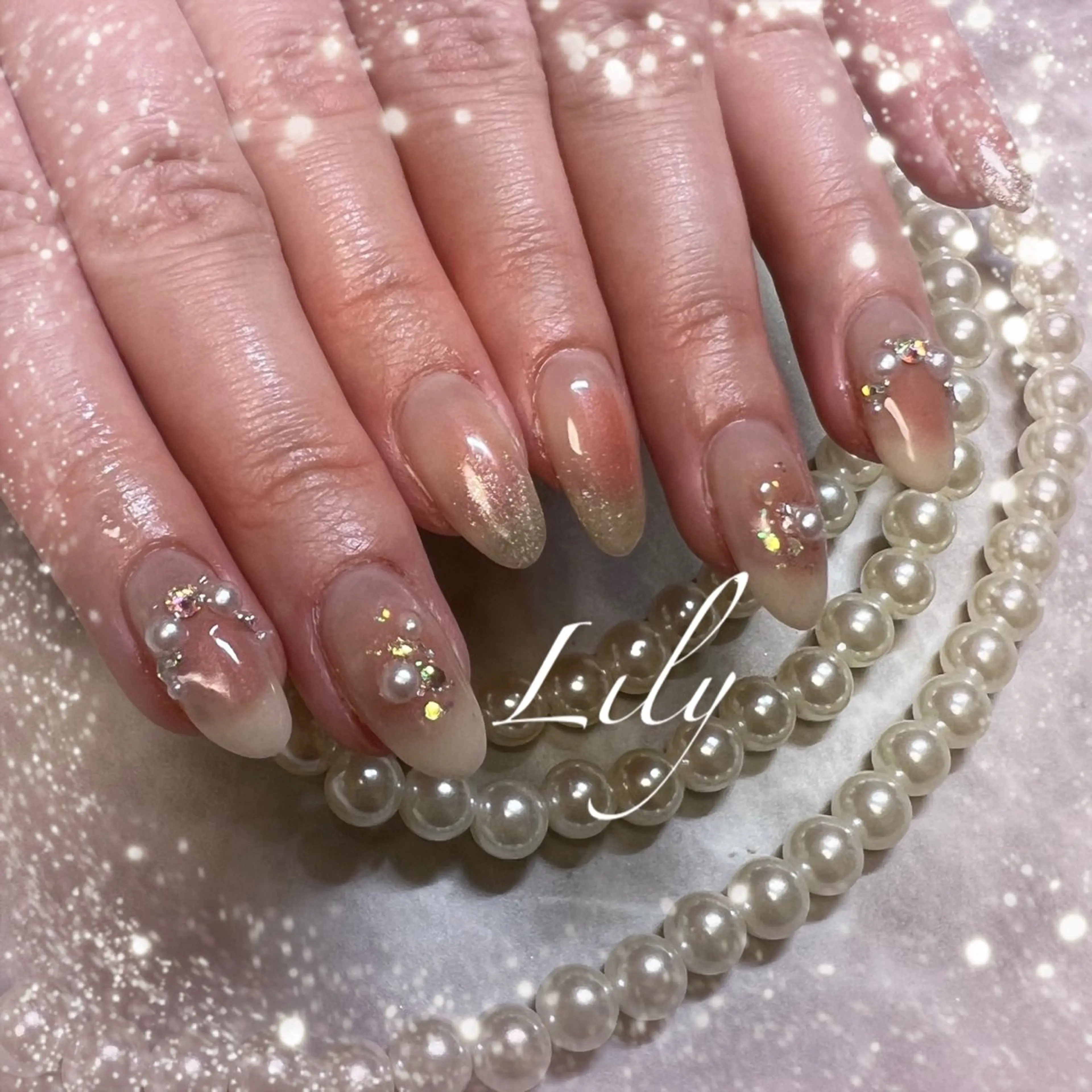 ネイル ハンドネイル Lily*nail 🌻Mii🌻のネイルデザイン
