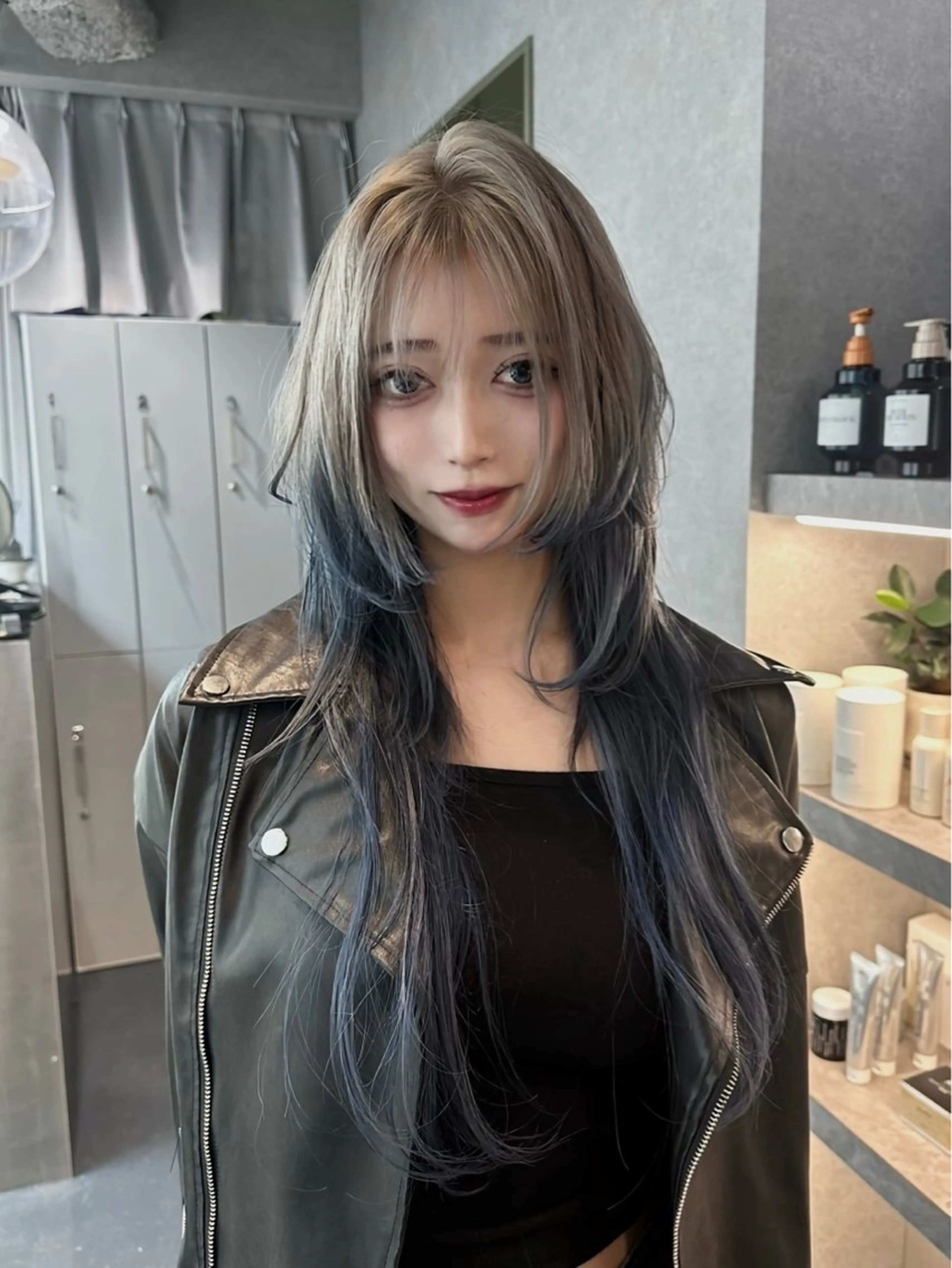 ロング カラー カット ヘアカラー トリートメント ケアブリーチ特化✨/ 艶カラー/エクステのヘアスタイル