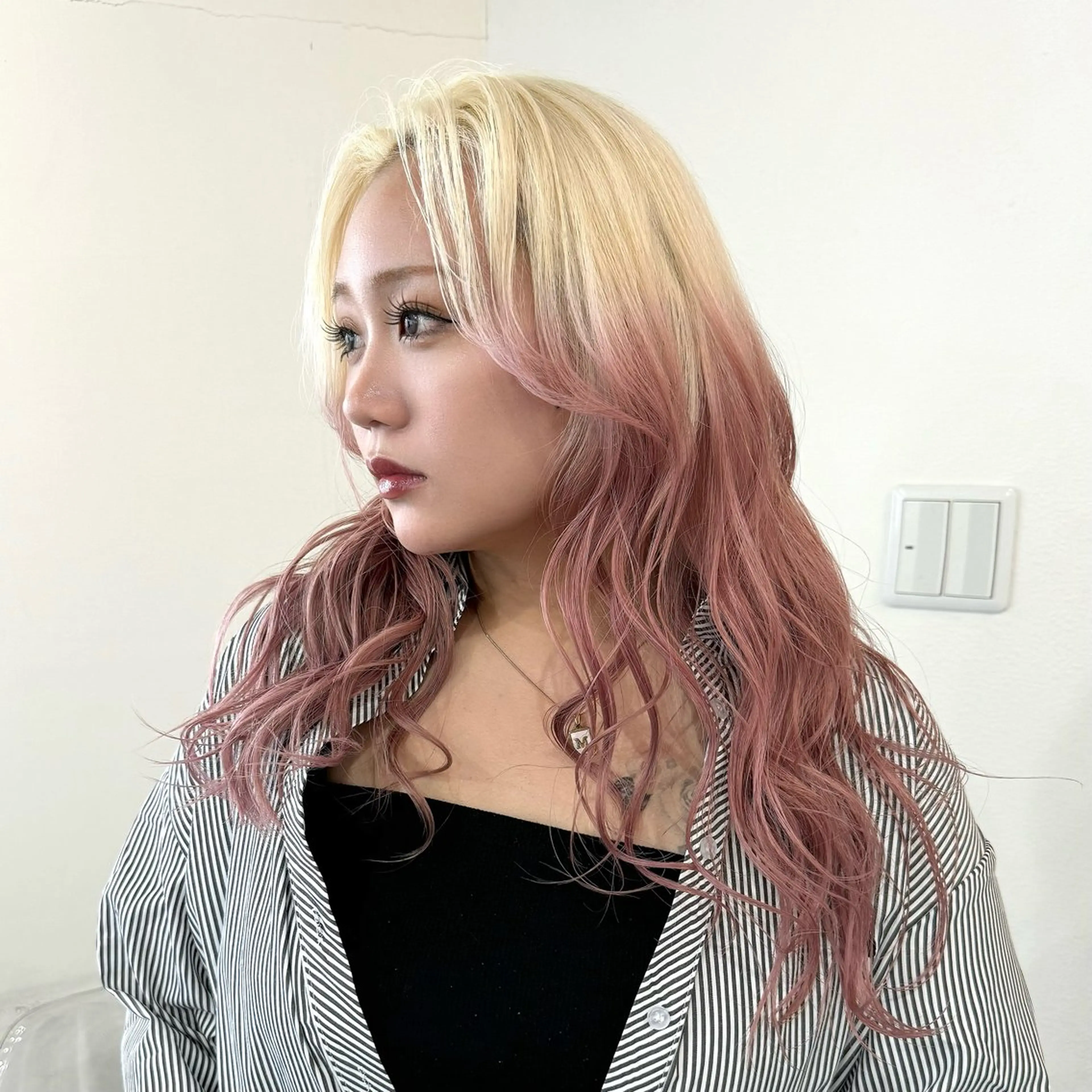 ロング カラー エクステモデル募集 💗大阪梅田/川上のヘアスタイル