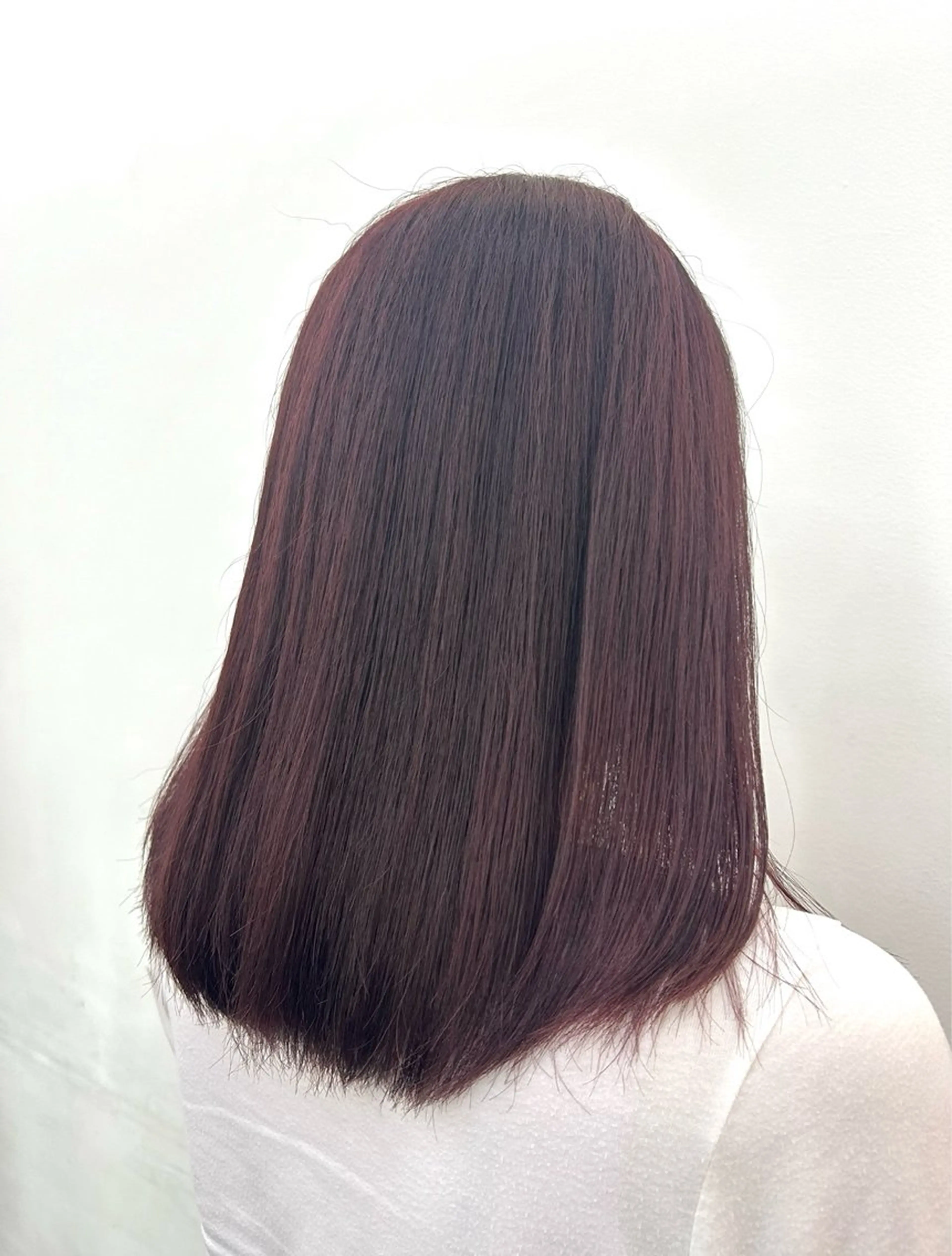 ミディアム カラー 透明感カラー ガーリー×韓国🎀 ⟡.·天野結良⟡.·のヘアスタイル