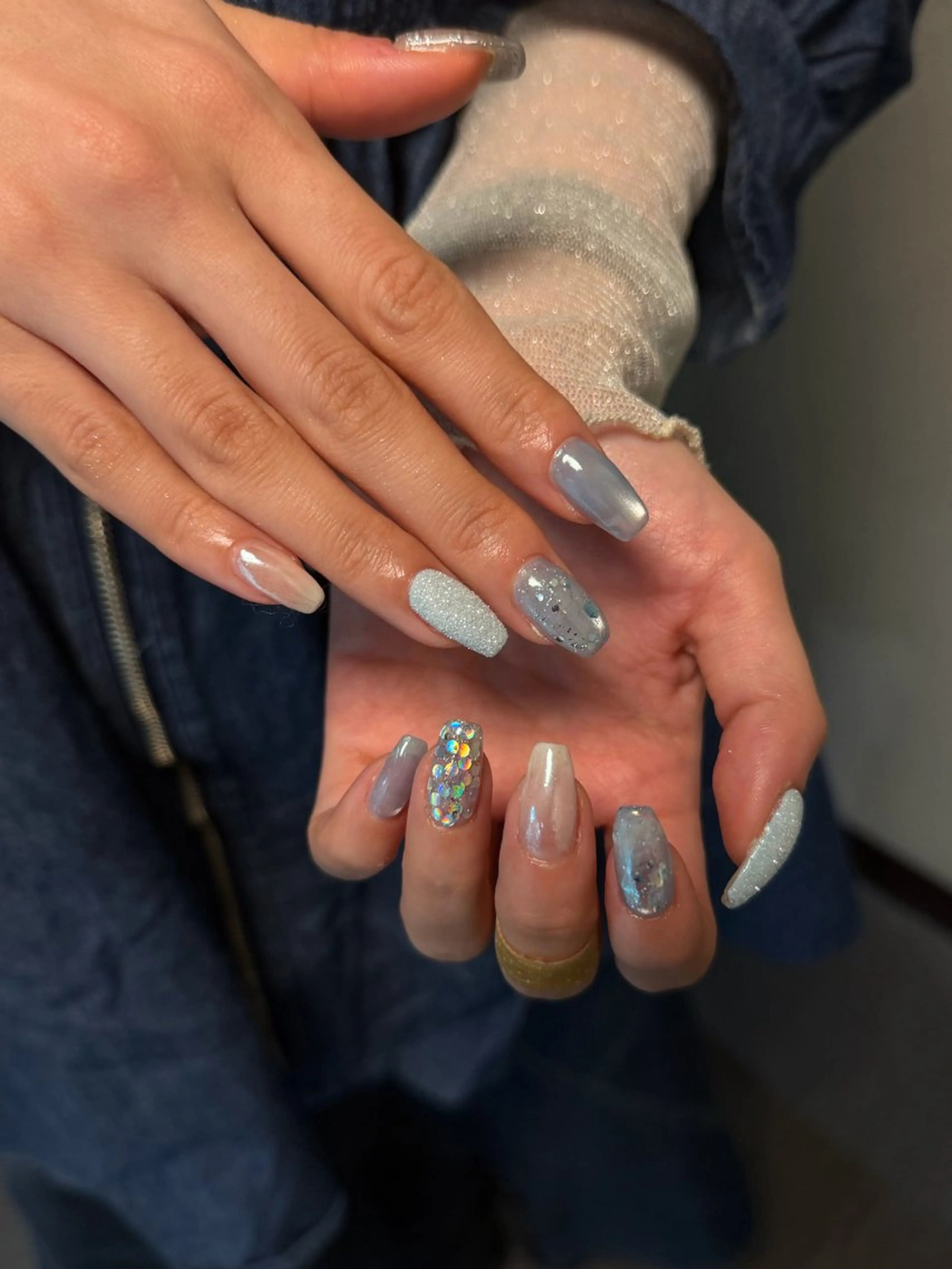 ネイル キラキラネイル ハンドネイル kaoネイル /青山のネイルデザイン