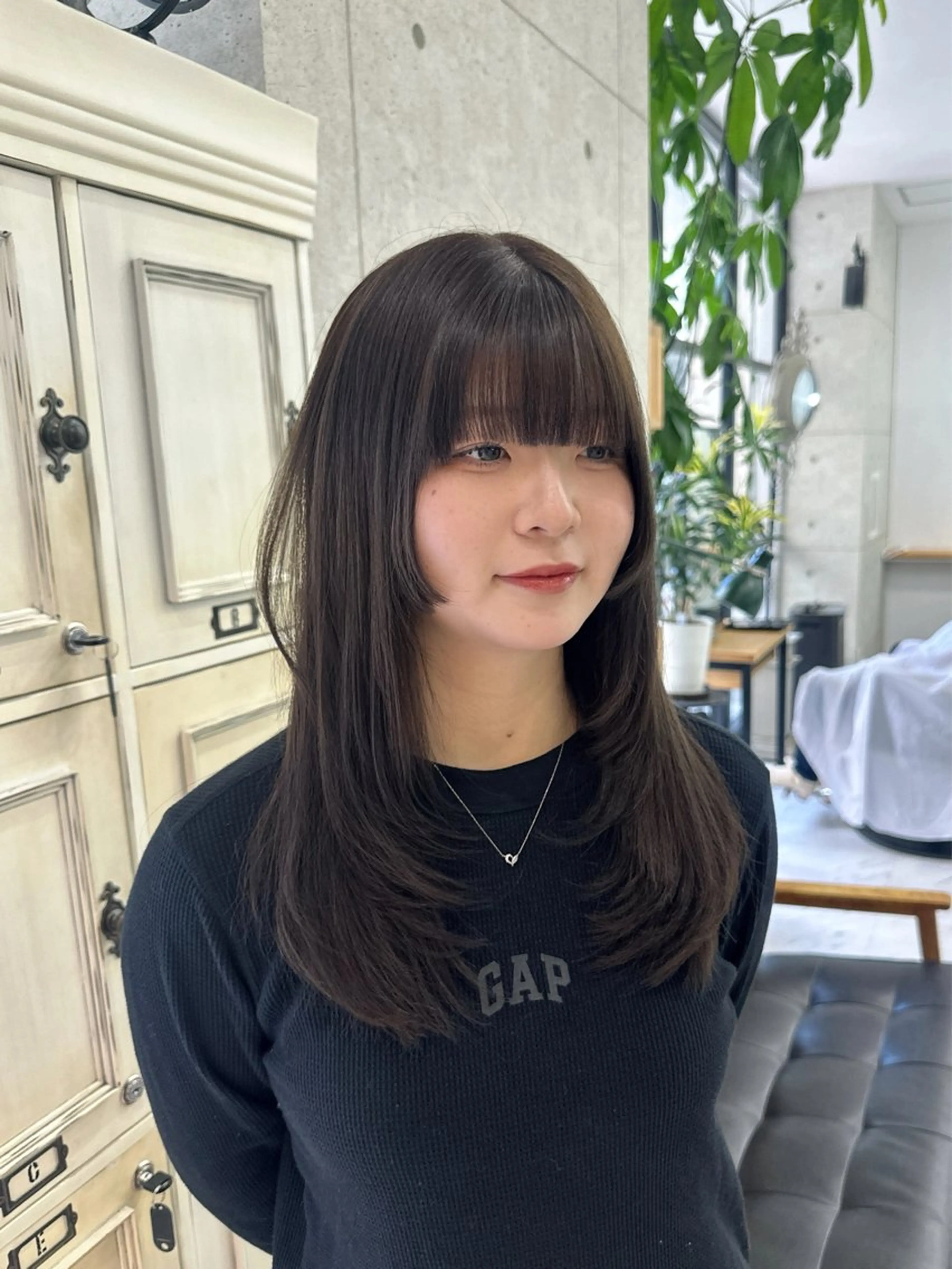 ロング 姫カット レイヤーカット カット GiseL博多 HiROEのヘアスタイル