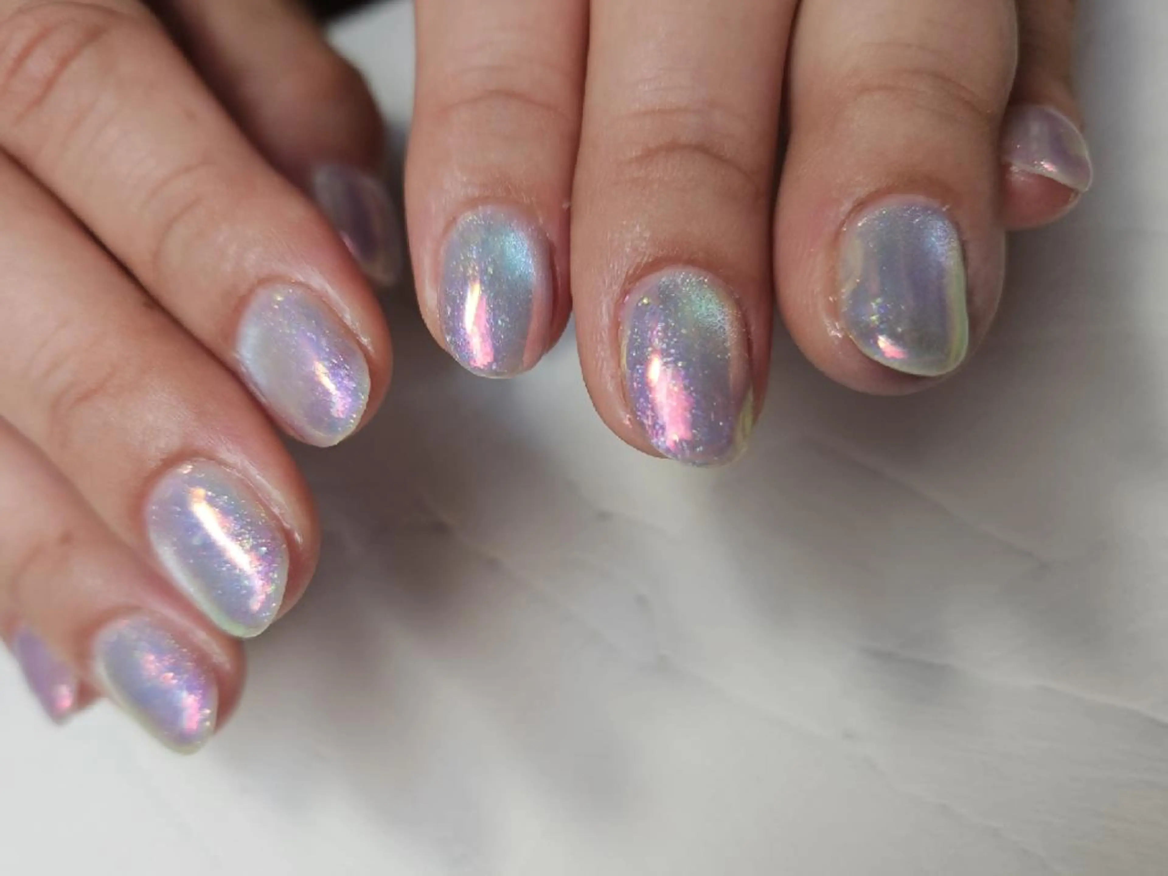 ネイル マグネットネイル ラヴィアン ローズのネイルデザイン