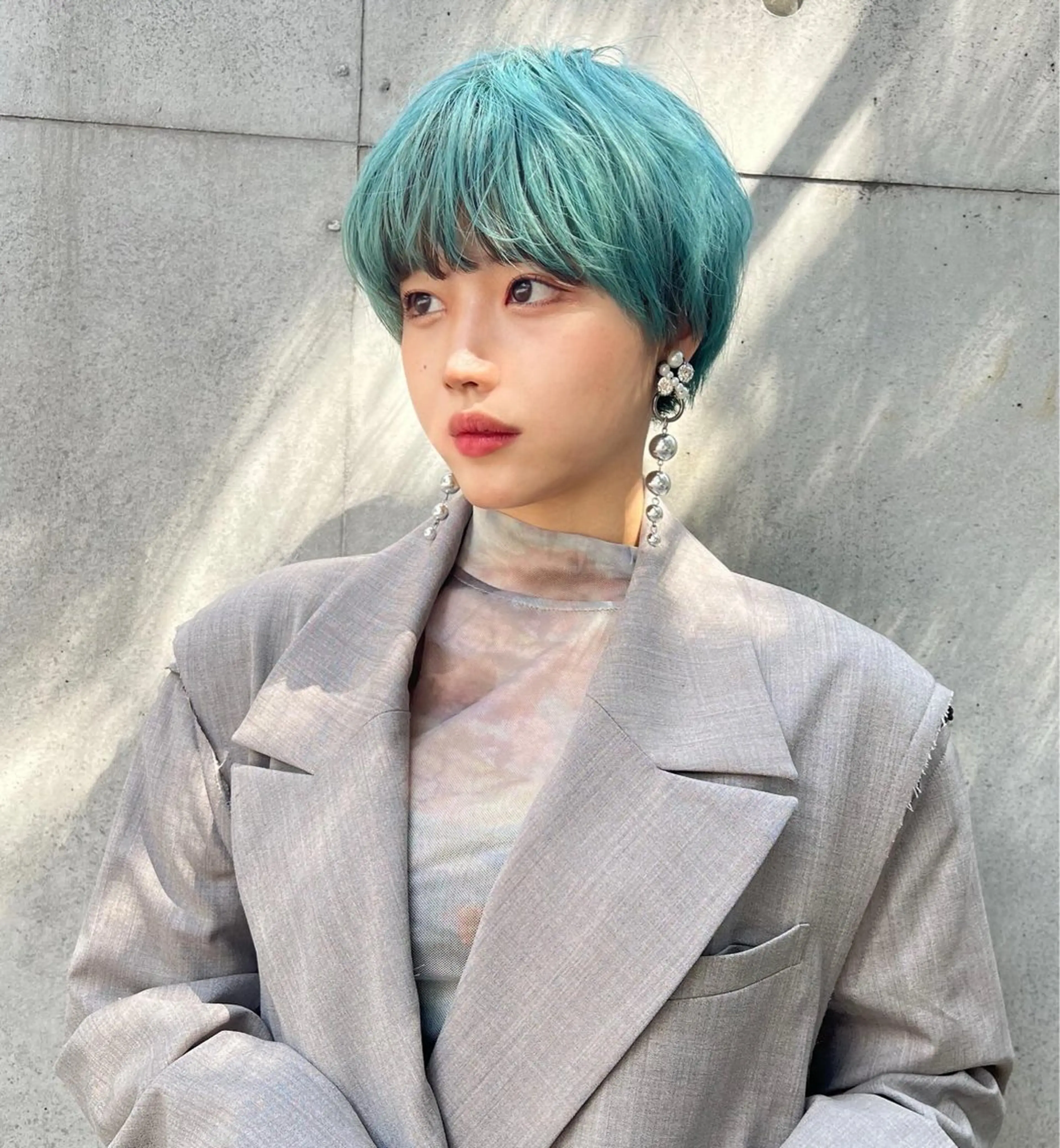 ショート カラー カット ヘアカラー ハイトーンカラー/ さらさのヘアスタイル