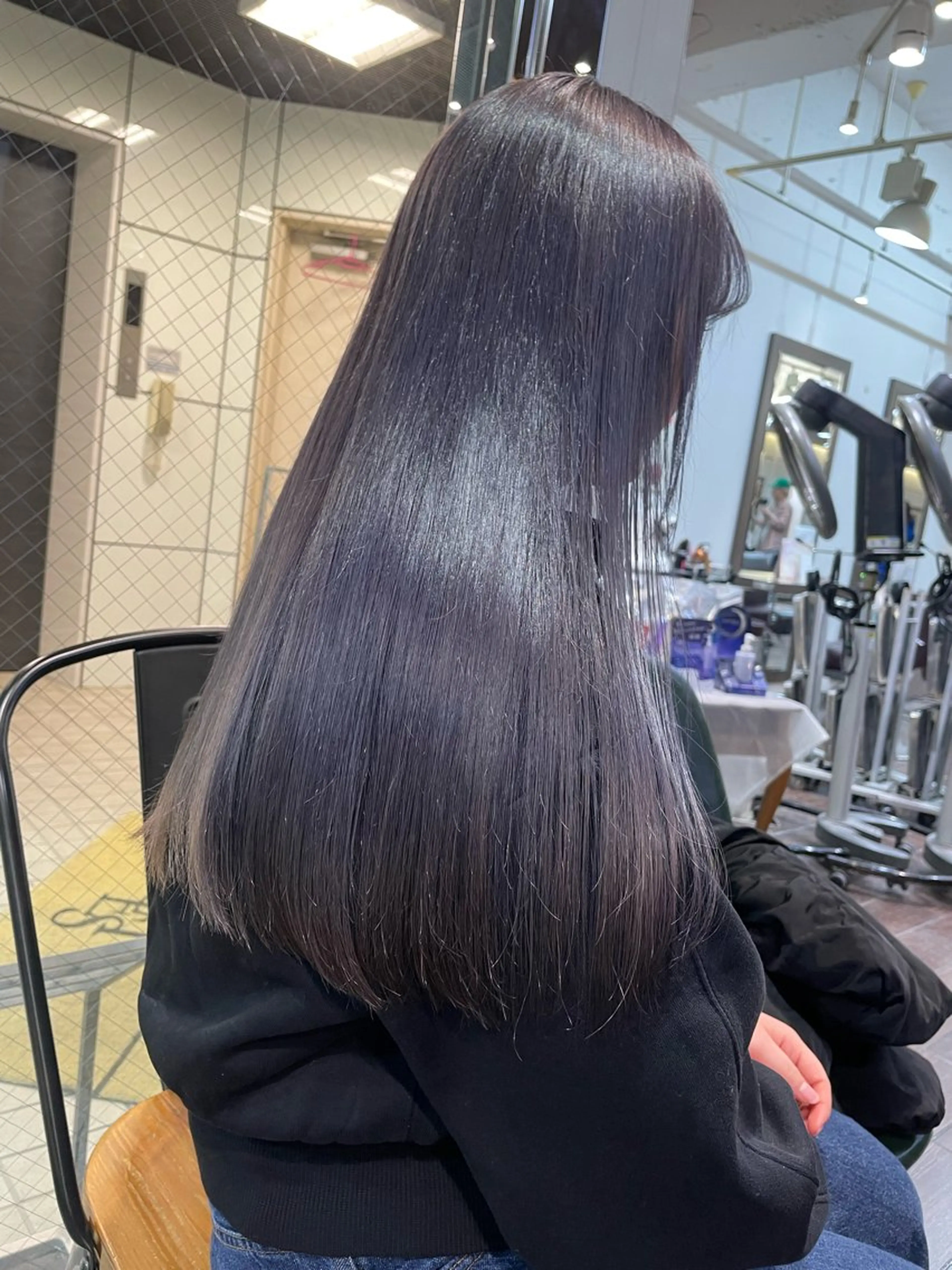 ロング カラー ‪るか/‪透明感 カラー/アレンジのヘアスタイル