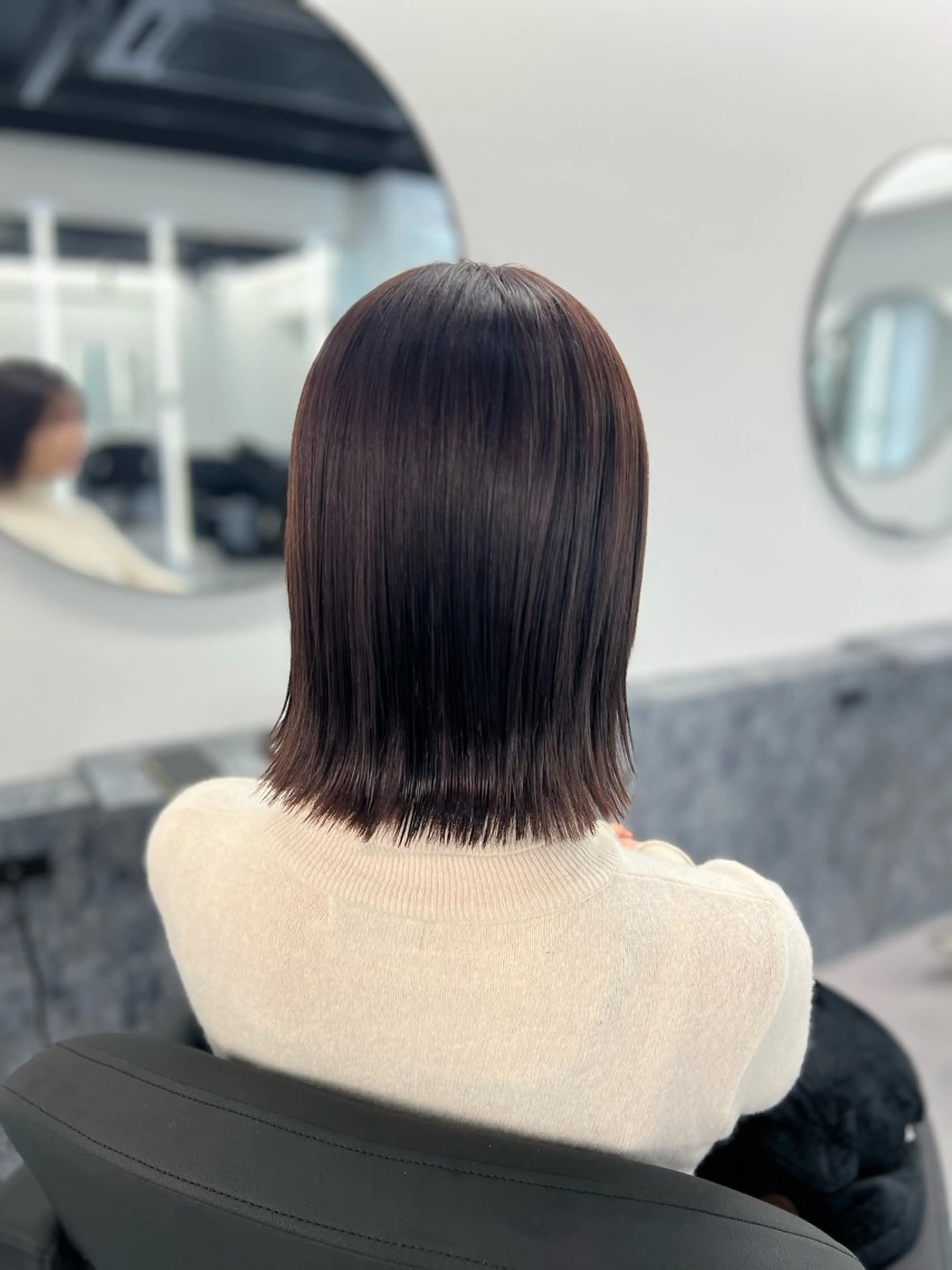 ショート eco/堀江/ 艶カラー/髪質改善のヘアスタイル