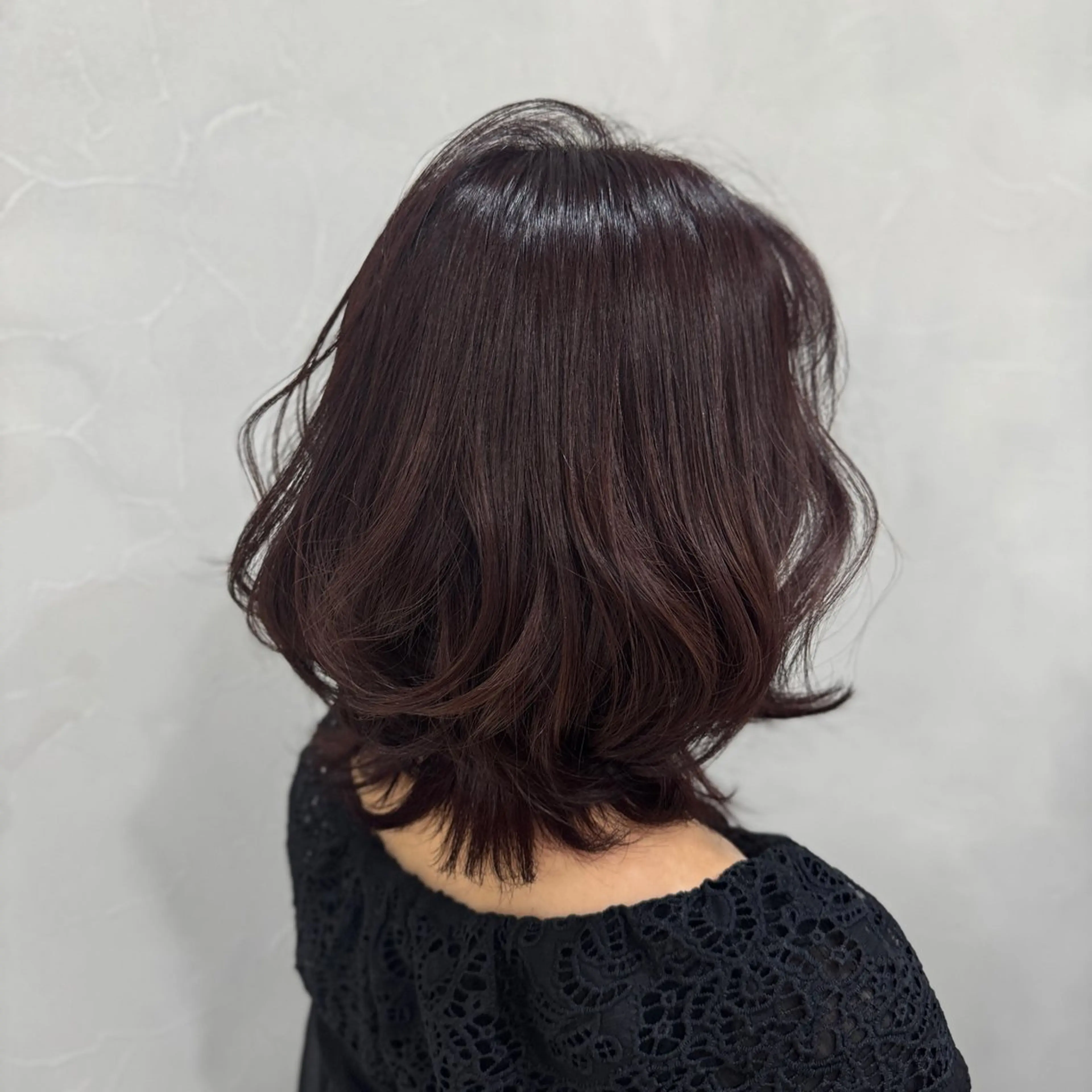 ミディアム トリートメント ヘアカラー Agnos 武村 魁のヘアスタイル